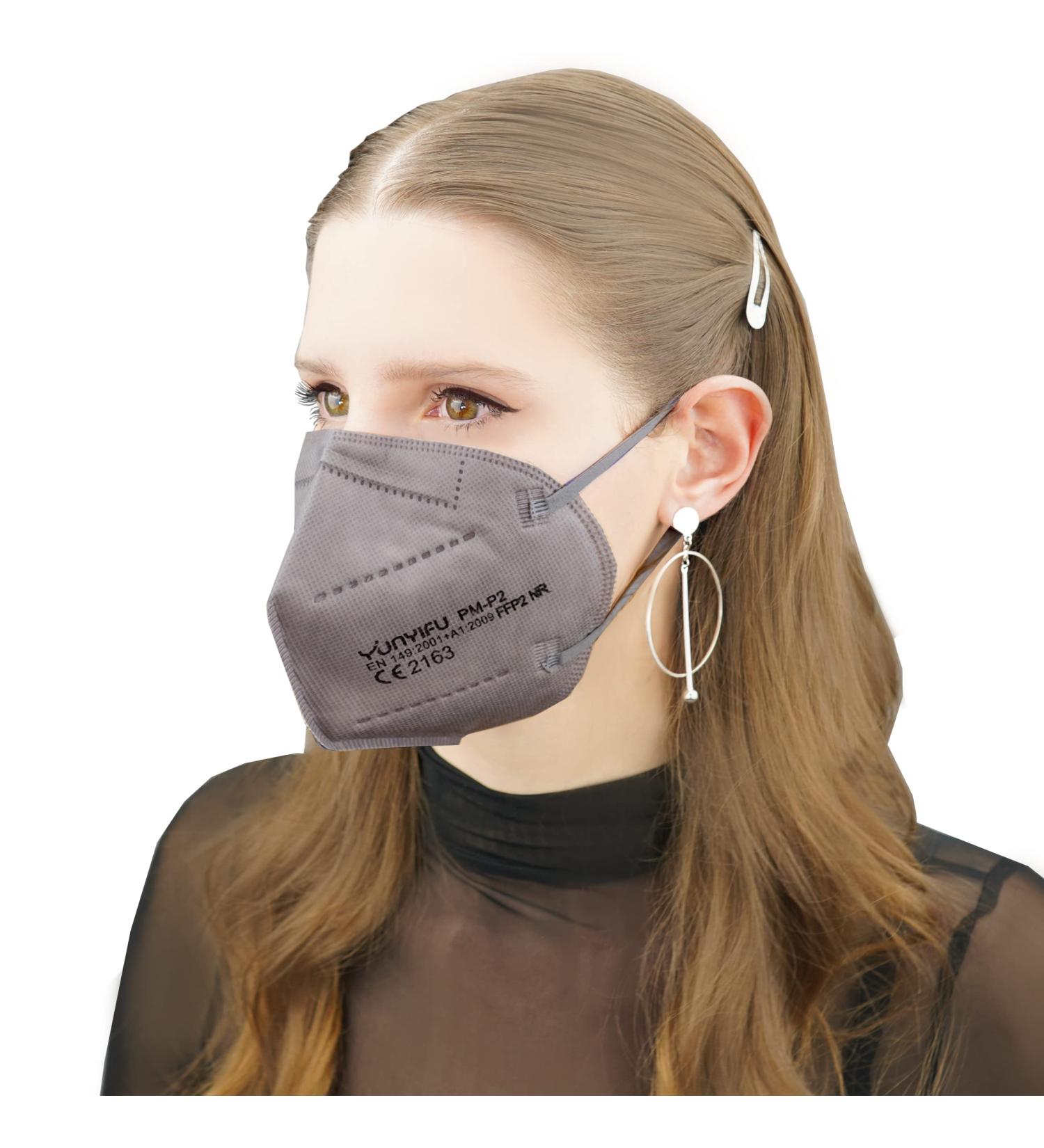 ProMedicalCare FFP2 Colored Face Masks - Individually Packed 10 Pack Gray | International Shipping Available - Buy Online on GoSupps.com