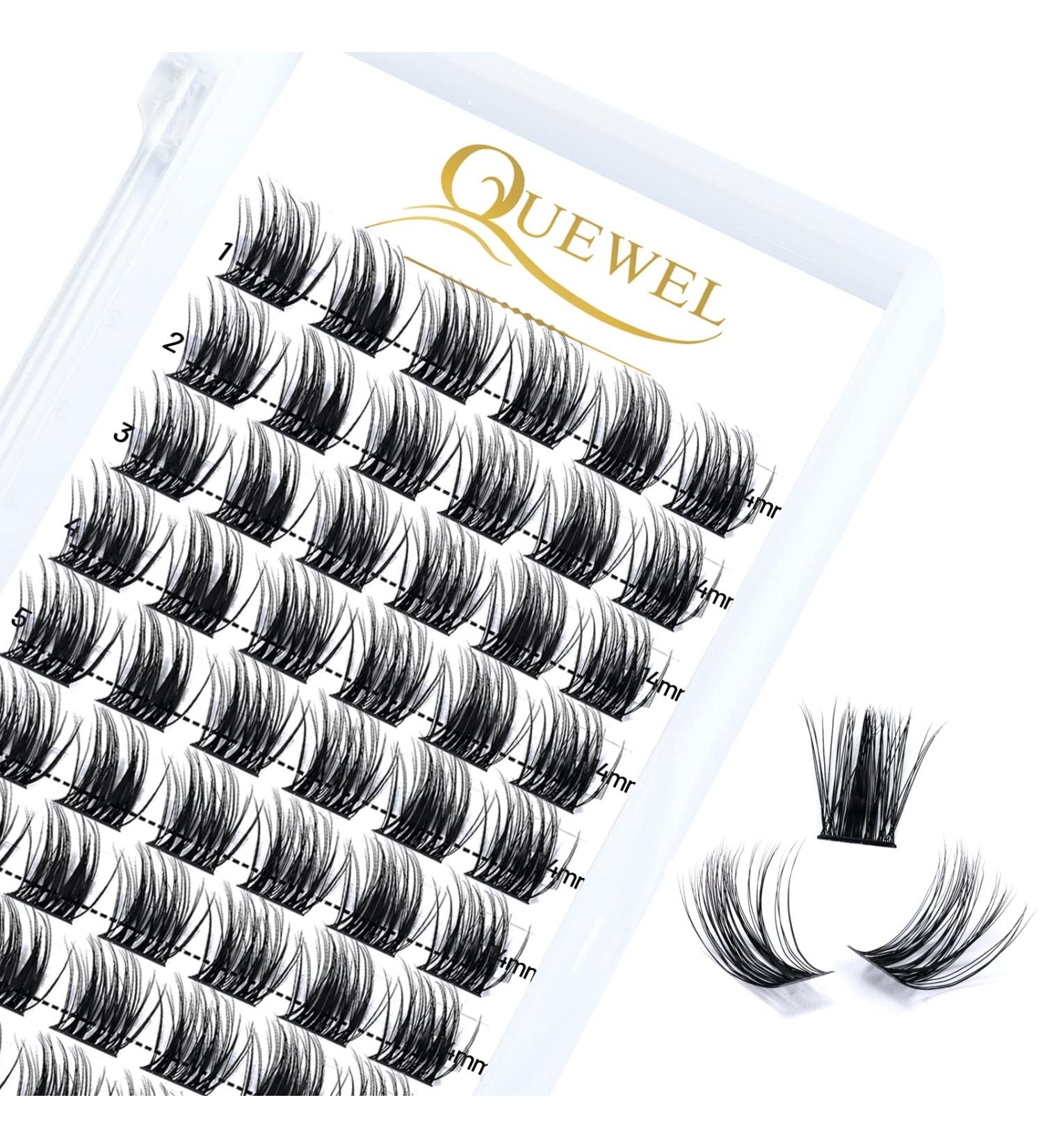 Buy 03-C 14mm Individual Eyelash Segments - Natural Curl DIY Extensions for Makeup | International Shipping - Buy Online on GoSupps.com