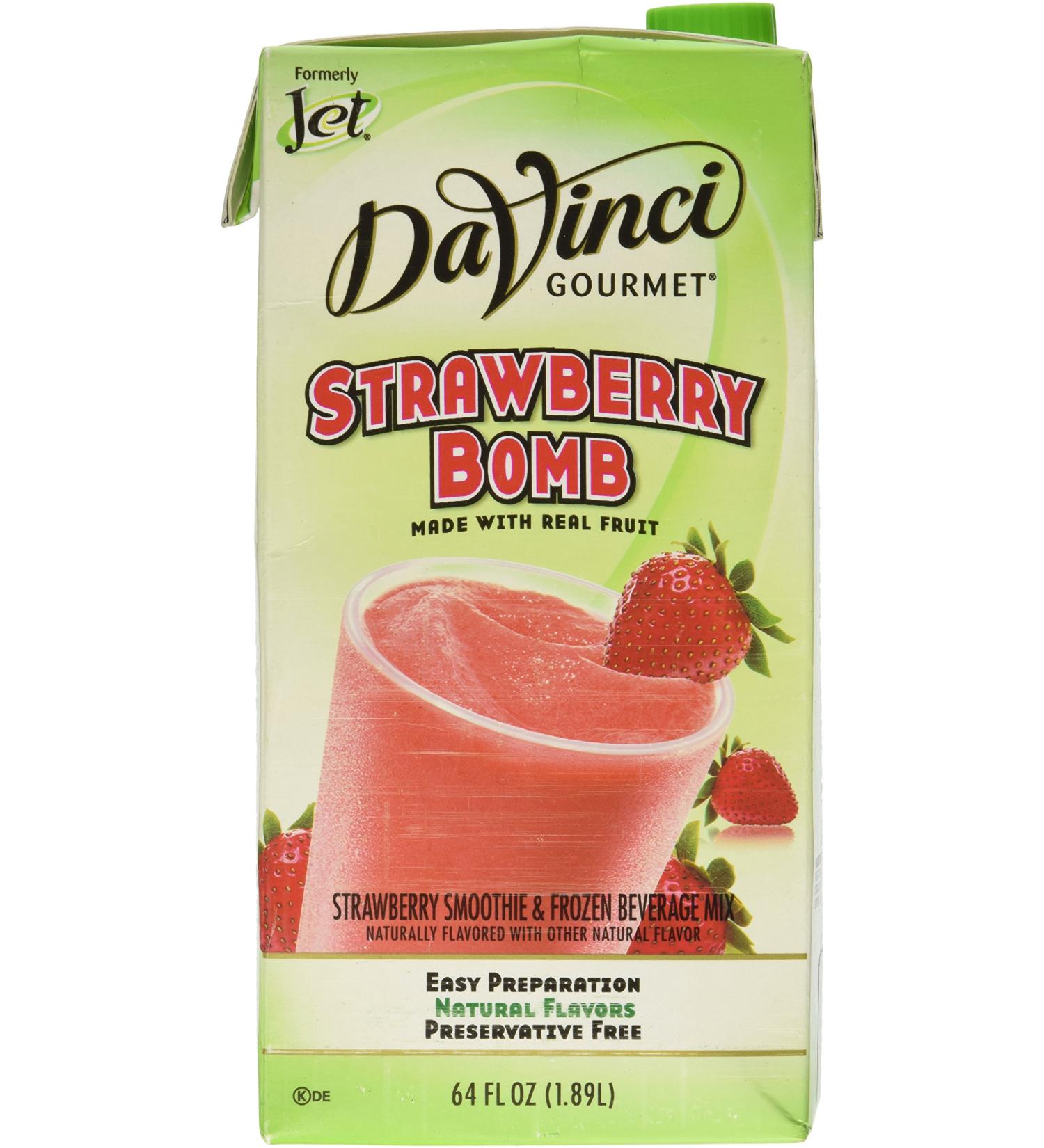 Jet Tea Strawberry Bomb Smoothie Mix 64 oz - Delicious 64 Fl Oz Pack - Buy Online on GoSupps.com