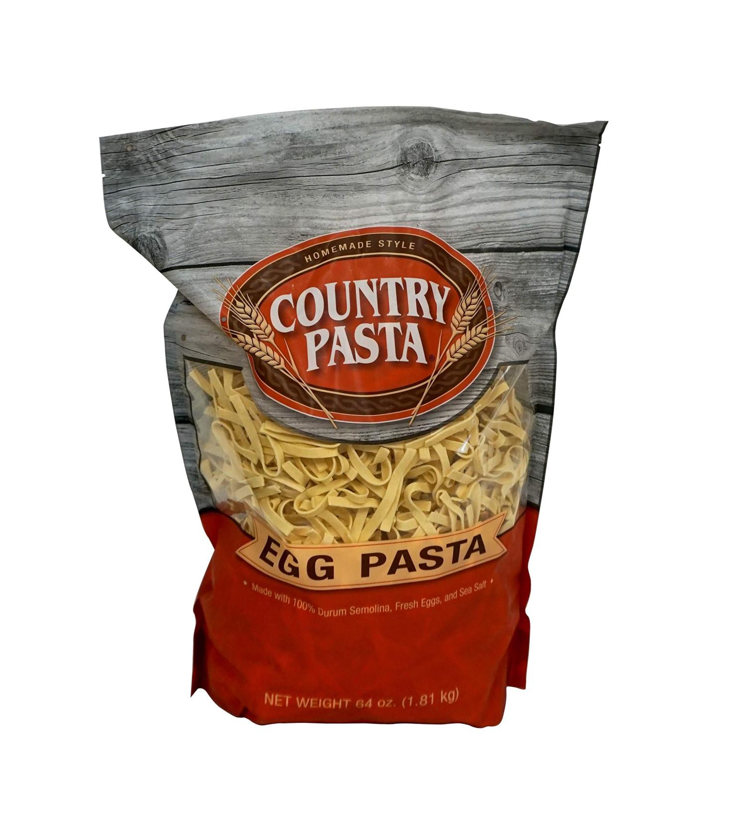 Country Pasta Homemade Style Pasta - Egg , 64-oz bag