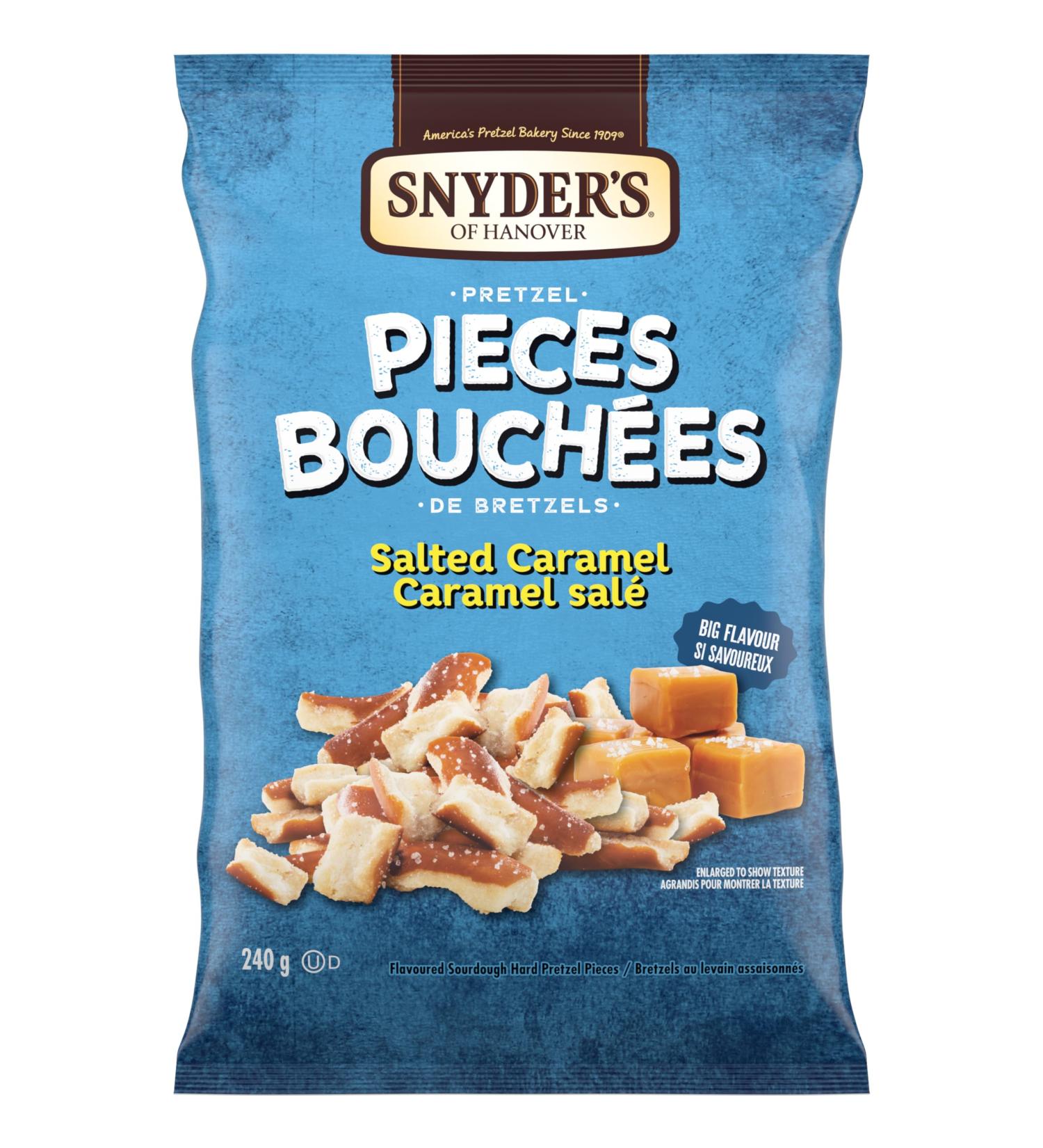 Snyder's Pretzel Pieces Salted Caramel 240 Grams (Pack of 1) Pretzel Pieces - Salted Caramel - Buy Online on GoSupps.com
