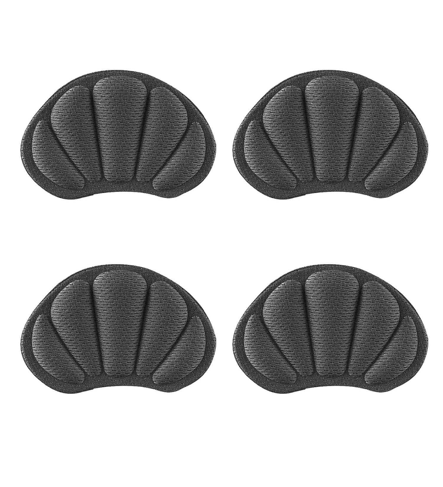 CHEERYMAGIC 2 Pairs Heel Cushion Inserts - Anti-Slip Shoe Pads for Women and Men | Blister Protectors and Comfortable Heel Cushion | Self-Adhesive Sport Shoe Inserts in Black - Buy Online on GoSupps.com