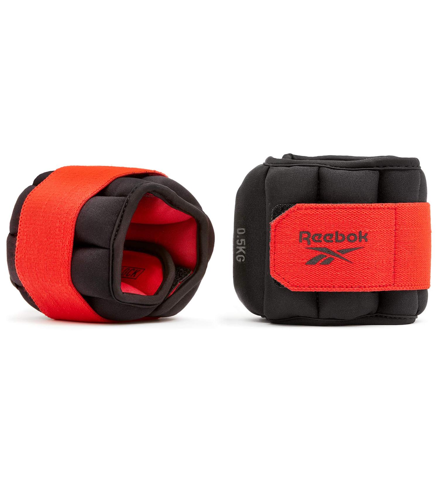 Reebok Flexlock 0.5KG Weights - Adjustable Wrist & Ankle Weights for Strength Training & Fitness - Buy Online on GoSupps.com