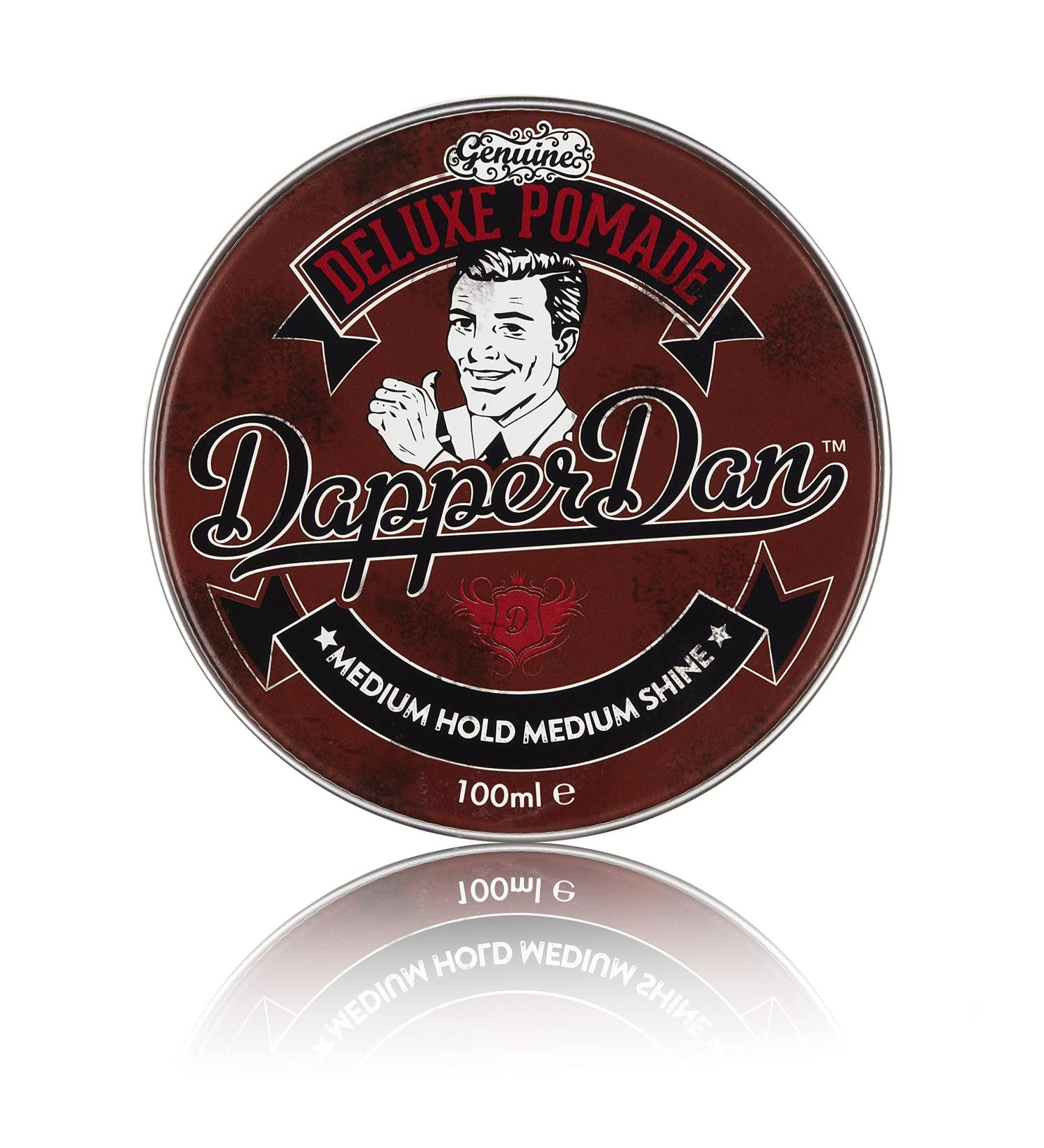 Dapper Dan Deluxe Pomade 100ml - Medium Hold, Medium Shine, Citrus & Vanilla Fragrance | Non-Greasy & Flake-Free | Pack of 1 - Buy Online on GoSupps.com
