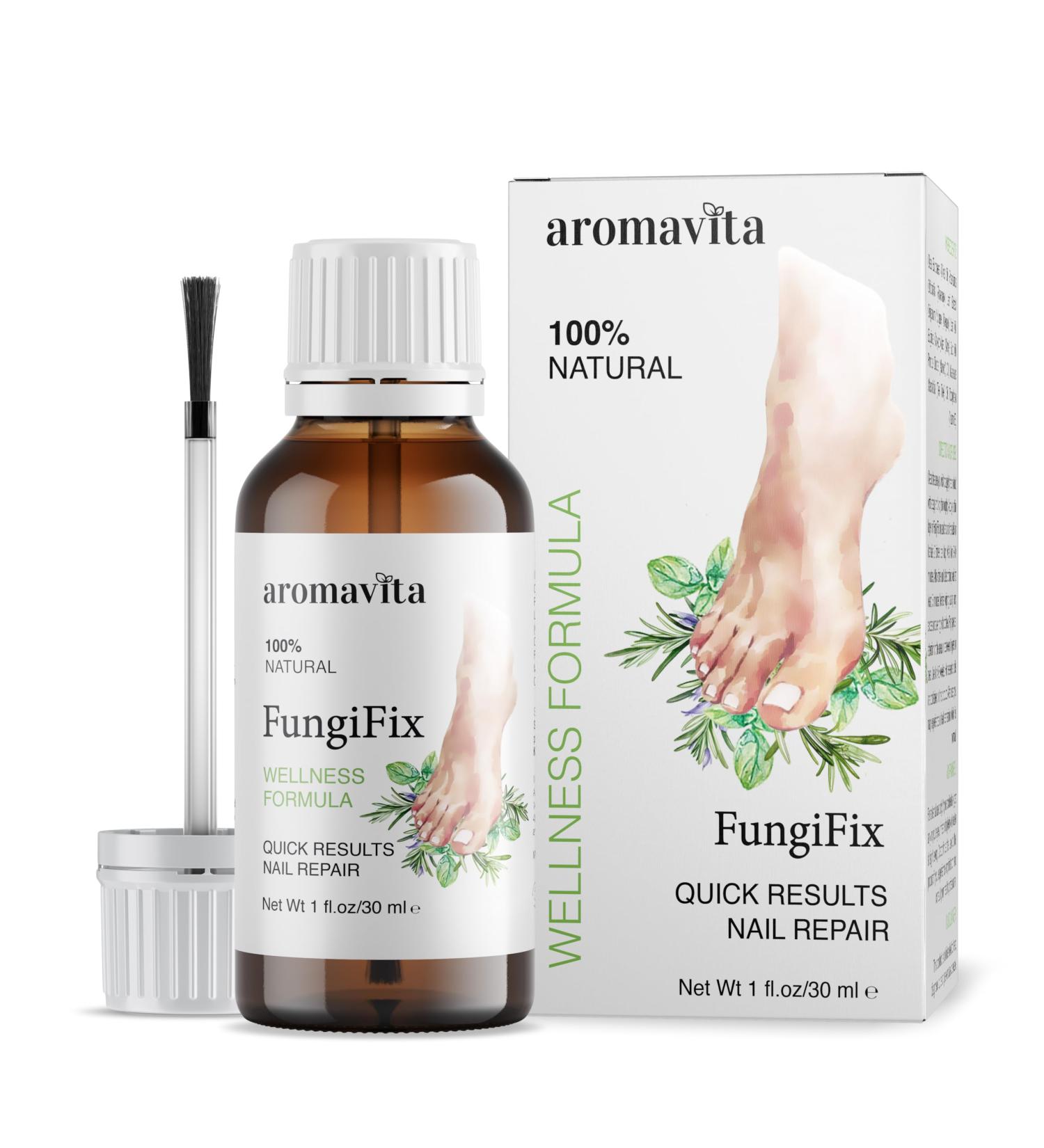 FungiFix Total Nail Repair - Fast-Acting Vegan Formula for Stronger Nails (1 fl. oz) - International Shipping Available - Buy Online on GoSupps.com