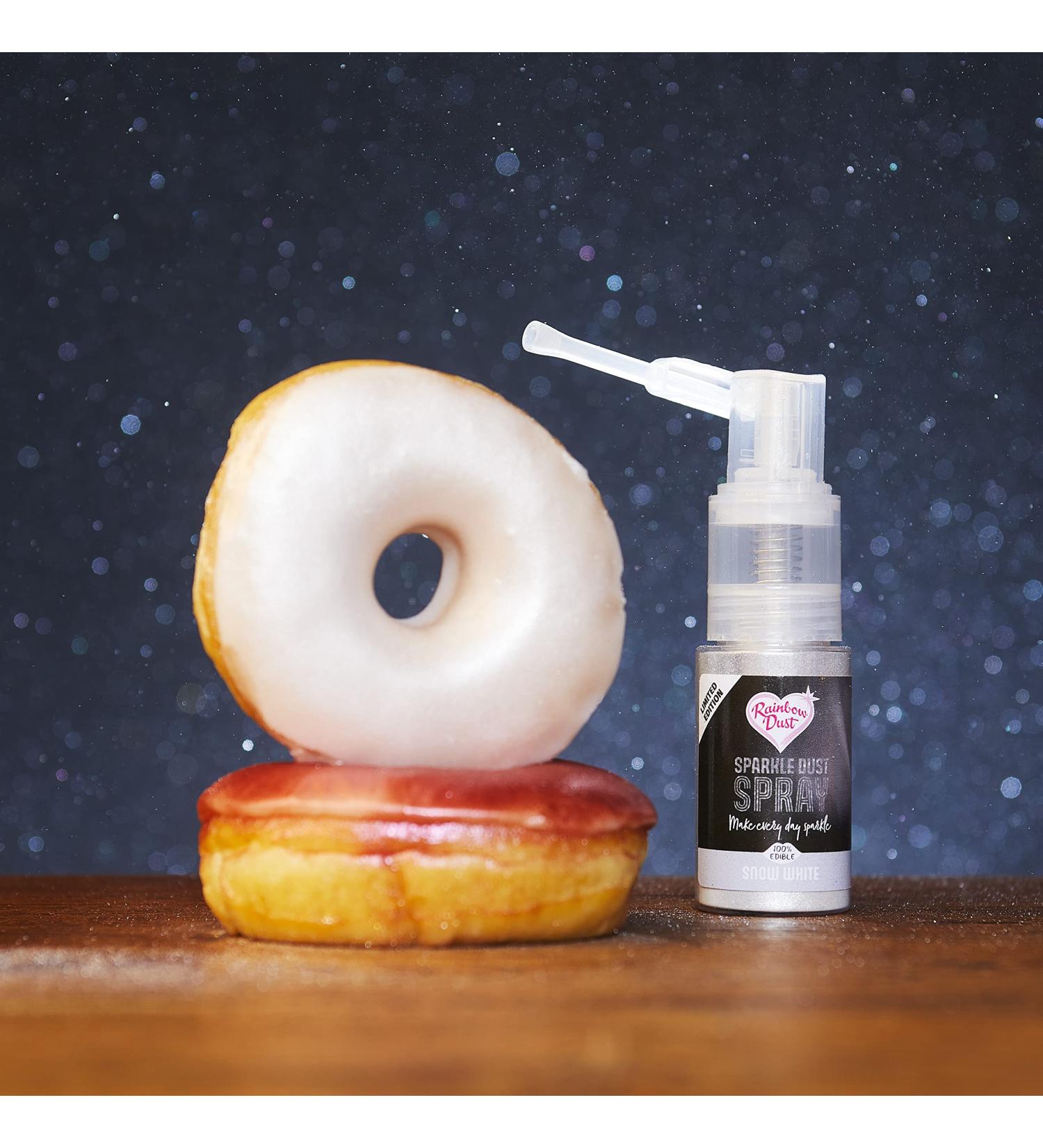 LGT RBD Sparkle Dust Spray Pump 10g Edible Glitter Cake Decorations. Food Icing Colouring. Snow White Golden Belle and Ruby Slipper. (Snow White) - Buy Online on GoSupps.com