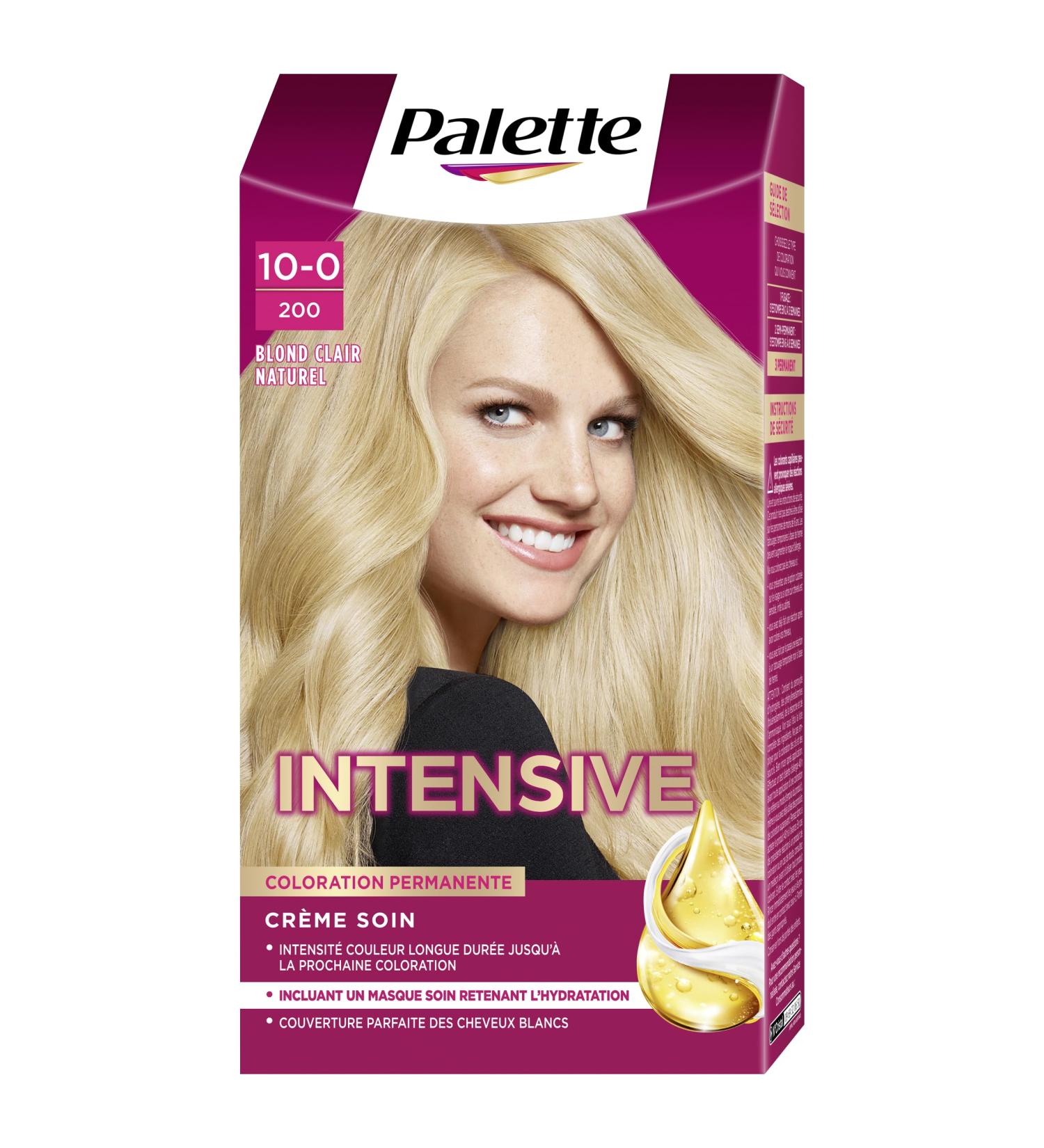 Schwarzkopf - Palette - Permanent Hair Color - Hair Lightener Cream Treatment - Covers 100% of White Hair - Lasts 8 weeks - Natural Light Blonde 200 - Buy Online on GoSupps.com