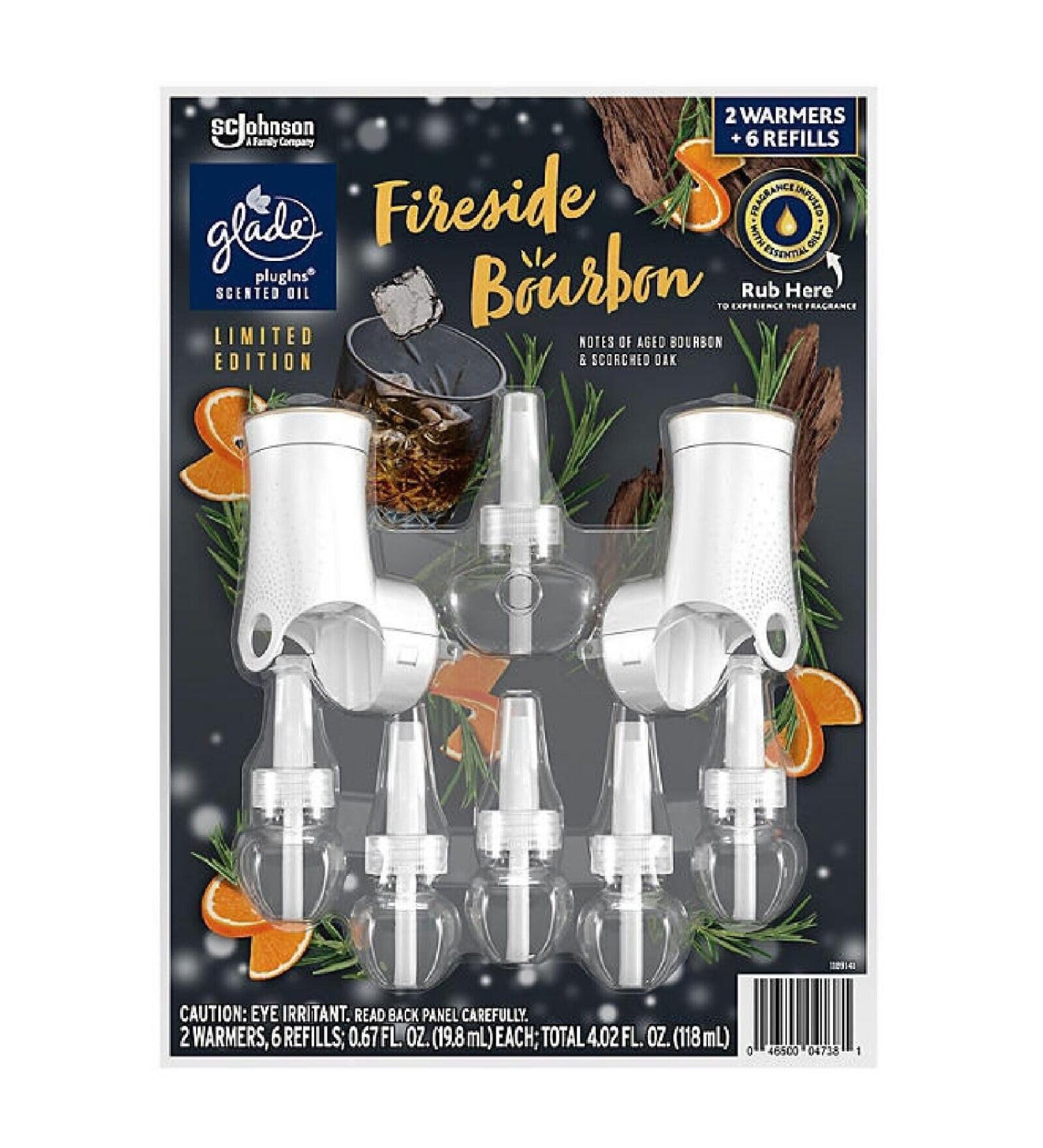 Shop Glade PlugIns Scented Oil 8 Piece Set - 2 Warmers & 6 Refills Fireside Bourbon Orange - International Shipping Available - Buy Online on GoSupps.com