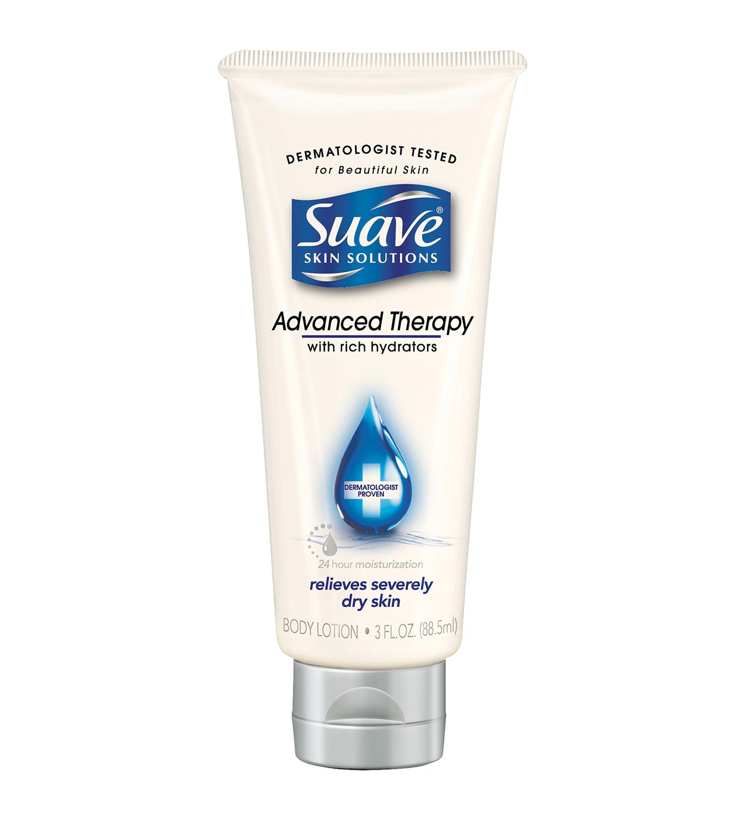 Suave Skin Solutions Body Lotion Advanced Therapy 3 oz - Moisturizing Formula - Buy Online on GoSupps.com