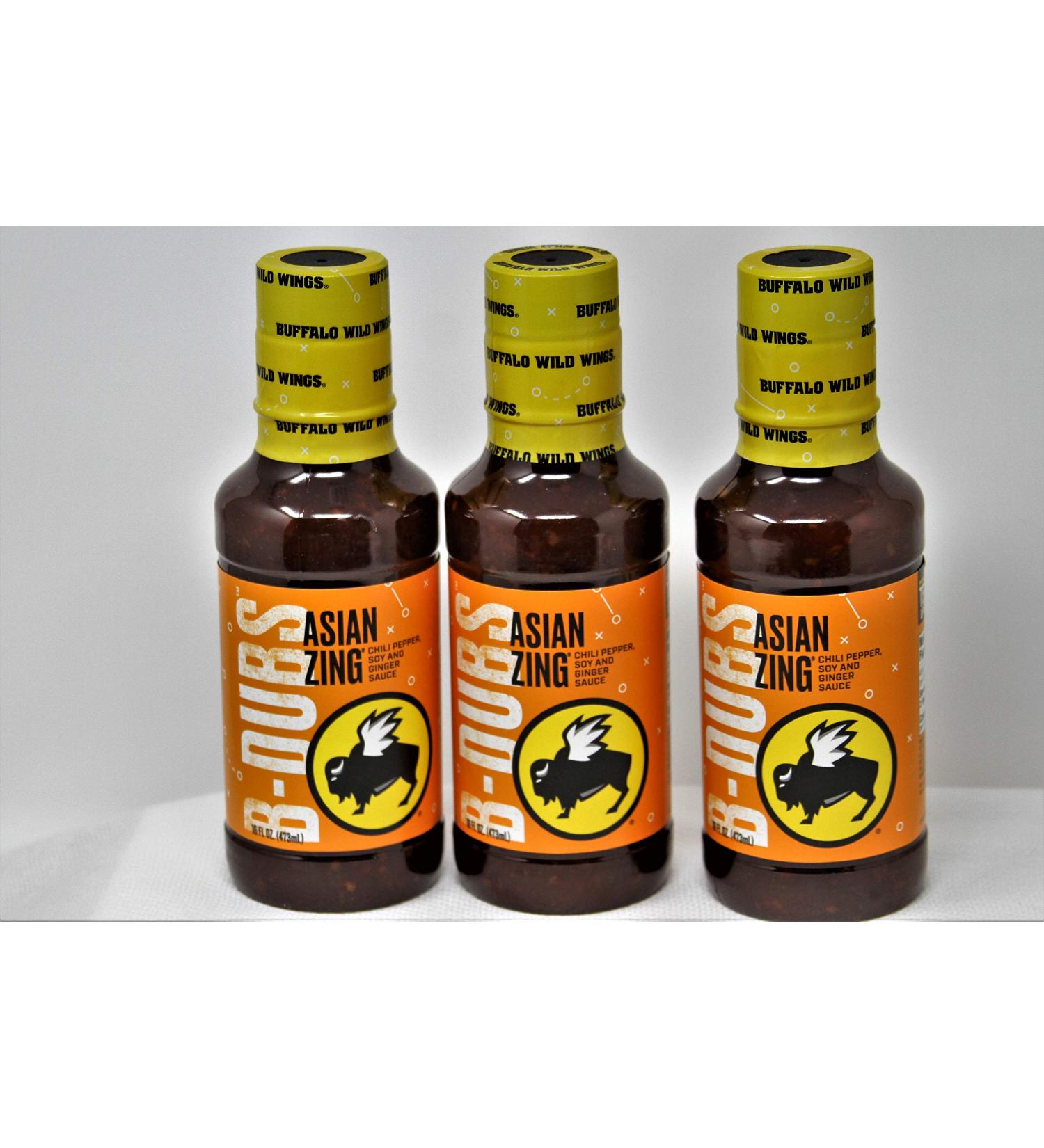 Buffalo Wild Wings Fan Fave - 3 - 16 Fl oz pack bottles (Asian Zing)