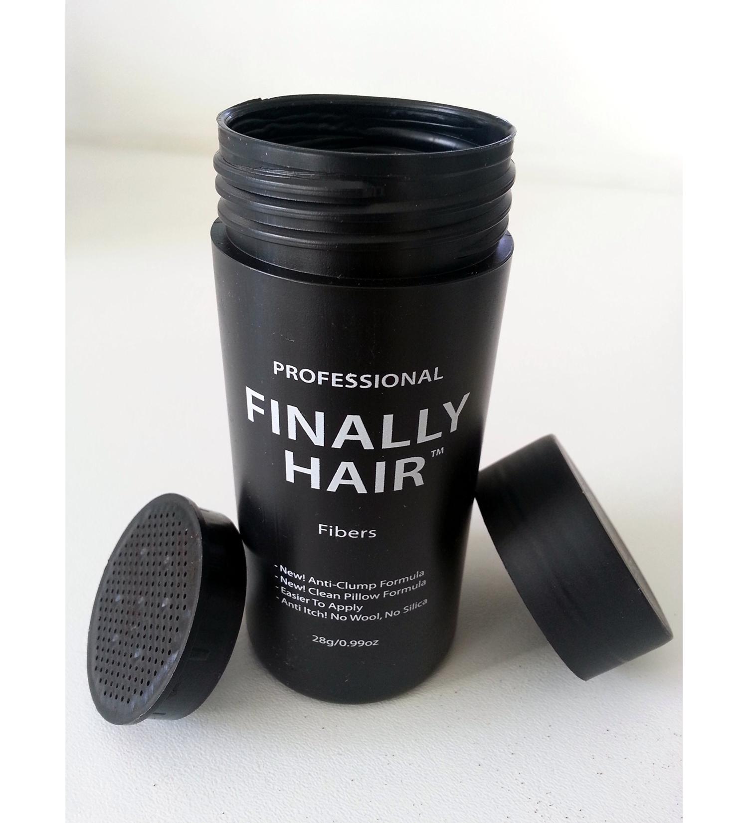 Finally Hair Keratin Hair Building Fibers Refill Bag Kit - 50g + Empty Applicator Bottle - Buy Online on GoSupps.com