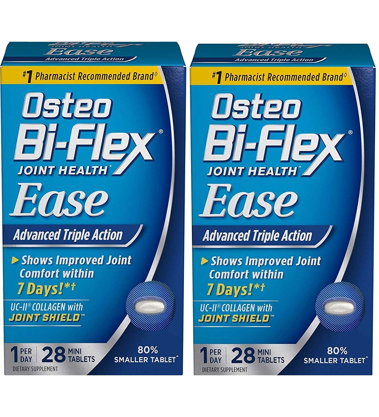Osteo Bi-Flex Ease Advanced Triple Action, 28 Mini Tablets (Pack of 2)