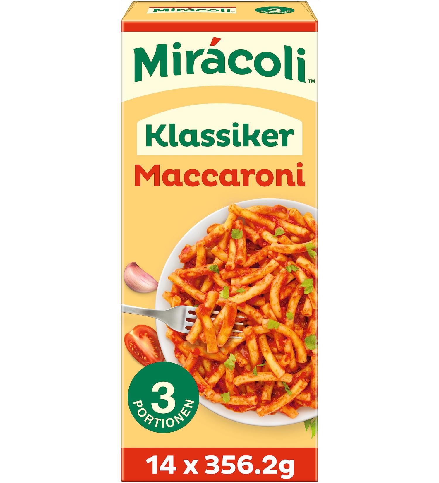 Mir coli Miracoli Classic Maccaroni Ready Meals - 14 Packs (3 Portions Each) | International Shipping Available - Buy Online on GoSupps.com