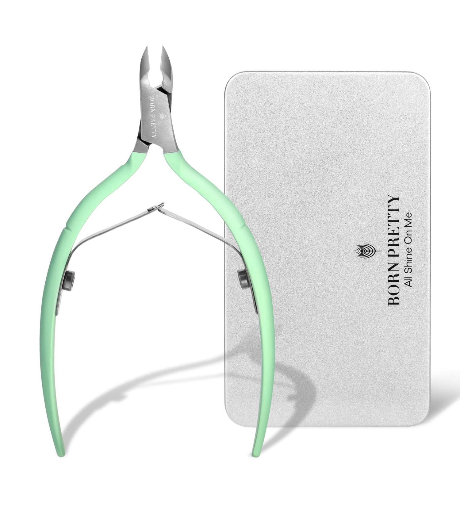 BORN PRETTY Professional Stainless Steel Cuticle Nipper & Trimmer - Durable Pedicure Manicure Tool for Fingernails and Toenails - Buy Online on GoSupps.com