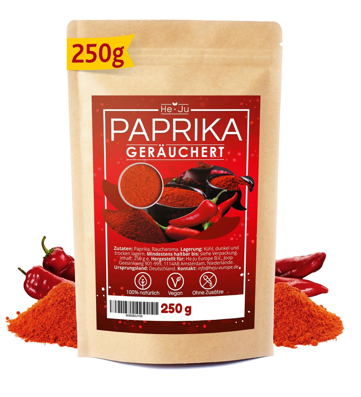 Buy Smoked Paprika Powder (Sweet) 250g - Vegan & Gluten-Free | Premium Quality Spice for International Shipping - Buy Online on GoSupps.com