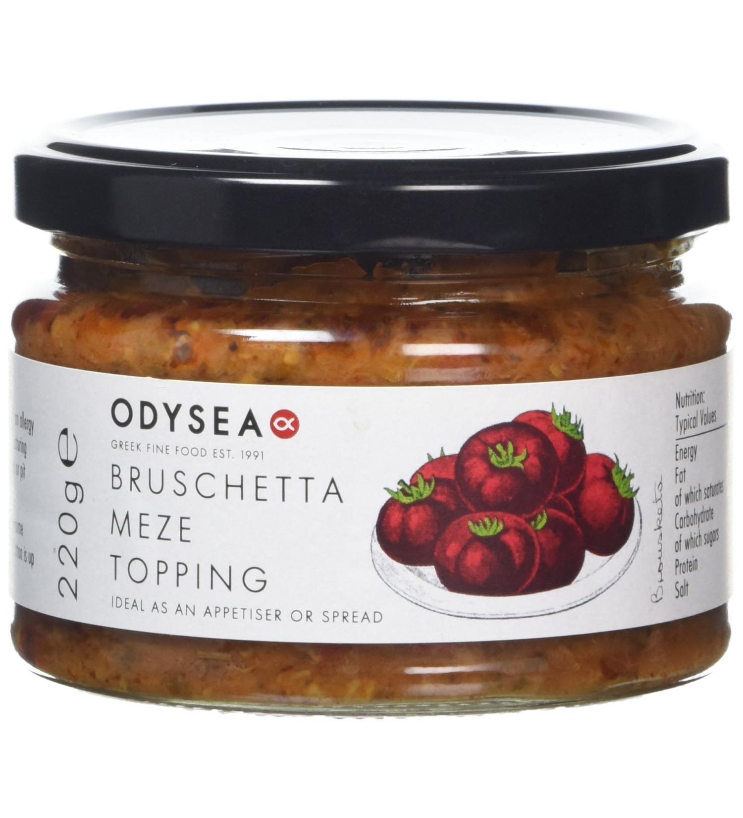 Odysea Bruschetta Meze 220 g 1 - Buy Online on GoSupps.com