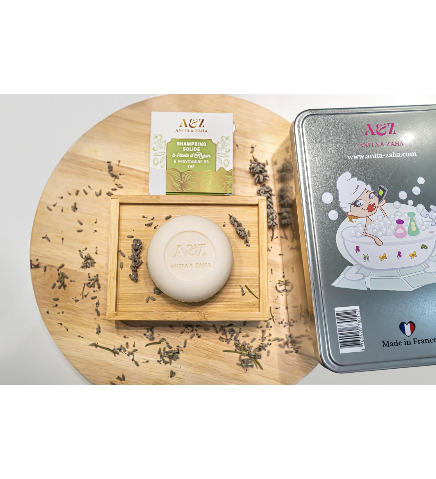 Savonnerie des Collines ANITA & ZAHA Solid Shampoo puts arganoli in Provitamin B5100 g - Buy Online on GoSupps.com