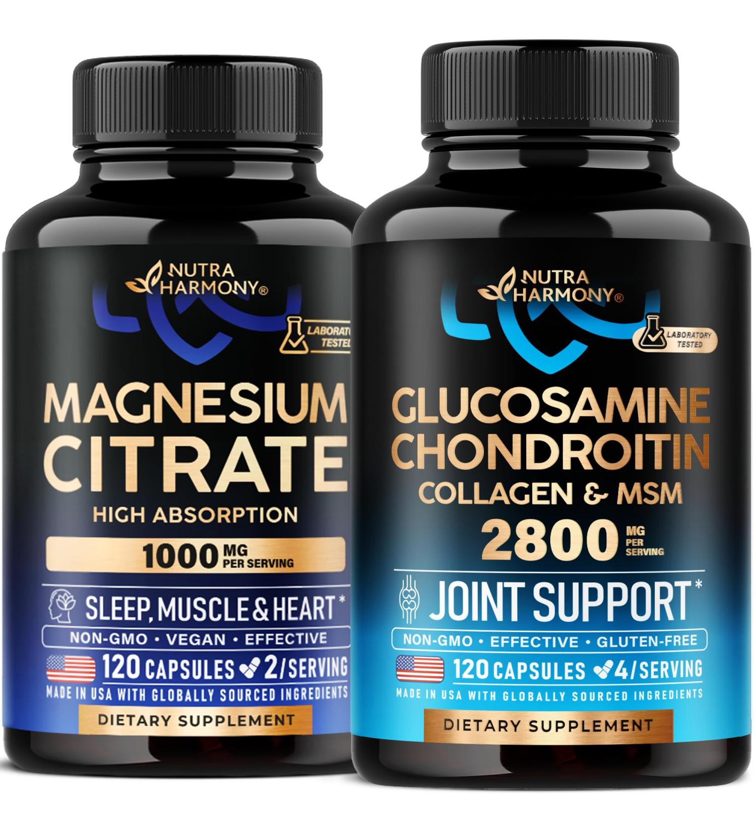 Magnesium Citrate & Glucosamine Chondroitin Capsules