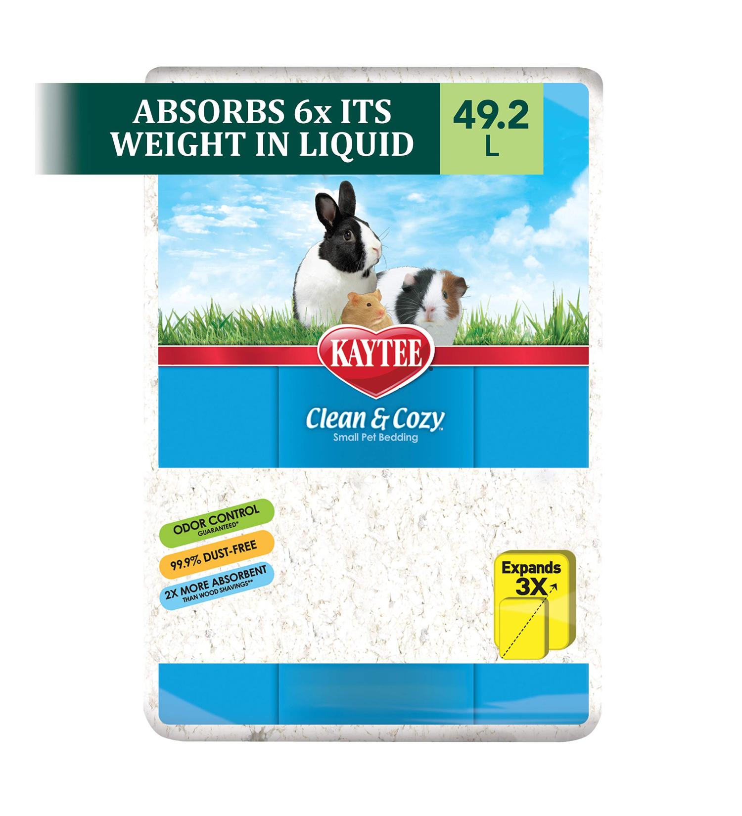 Kaytee Clean & Cozy Bedding White - 49.2 Liters - Premium Pet Bedding - Buy Online on GoSupps.com