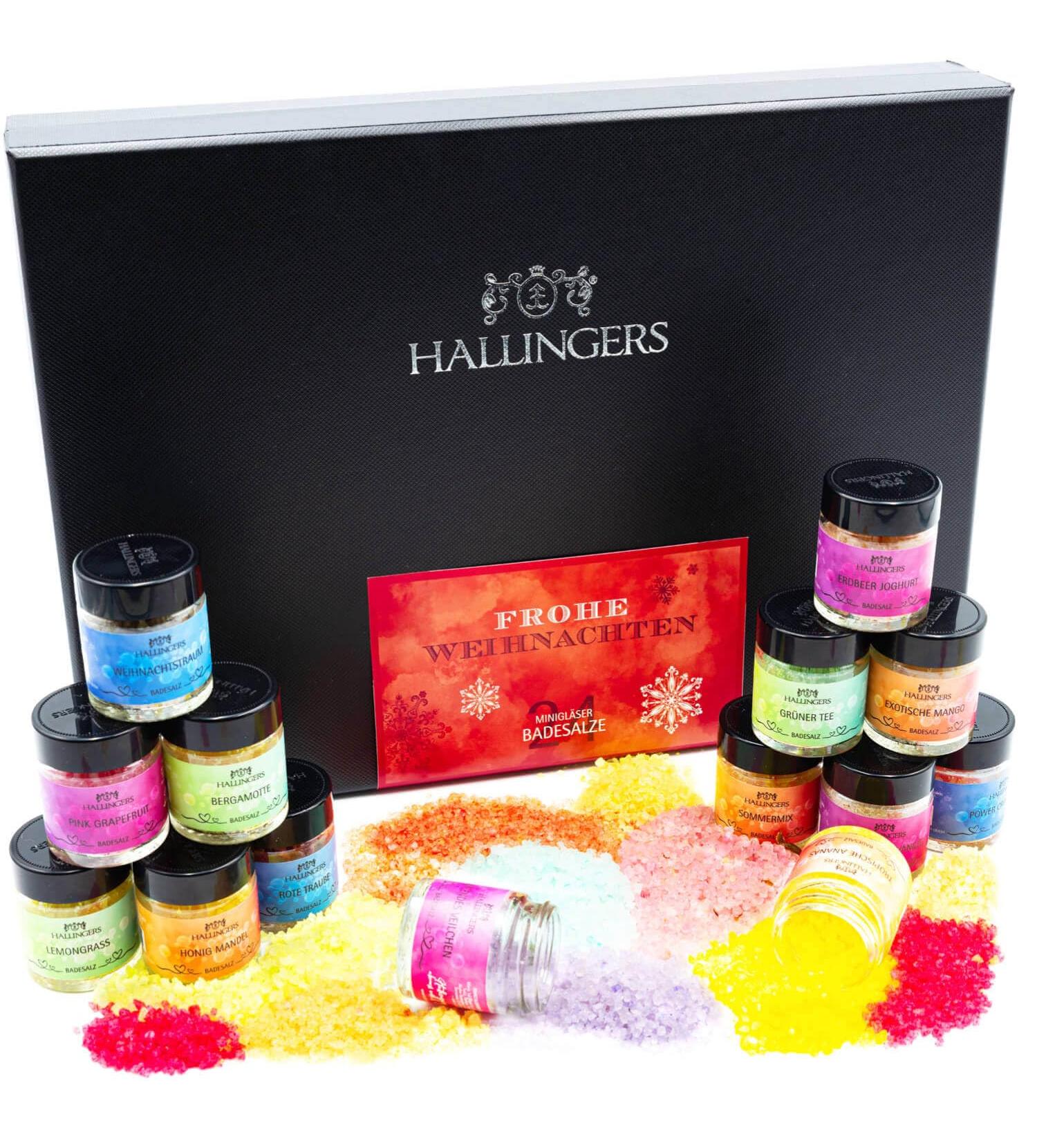 Hallingers Merry Christmas: 24 Salz Christmas Set with Totes | Perfect Mother's Day & Father's Day Gift | Celebrate New Home & Special Occasions - Buy Online on GoSupps.com