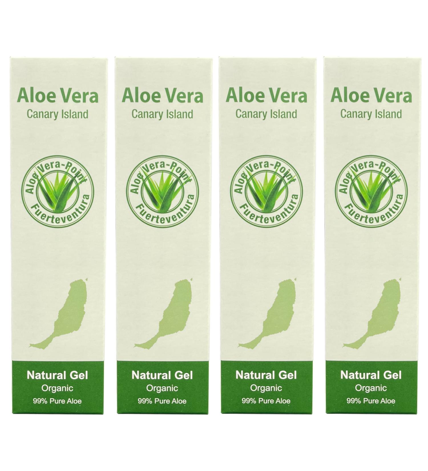 Aloe Vera Point Organic Gel 99% Pure Aloe Vera 250ml - 4 units - Buy Online on GoSupps.com