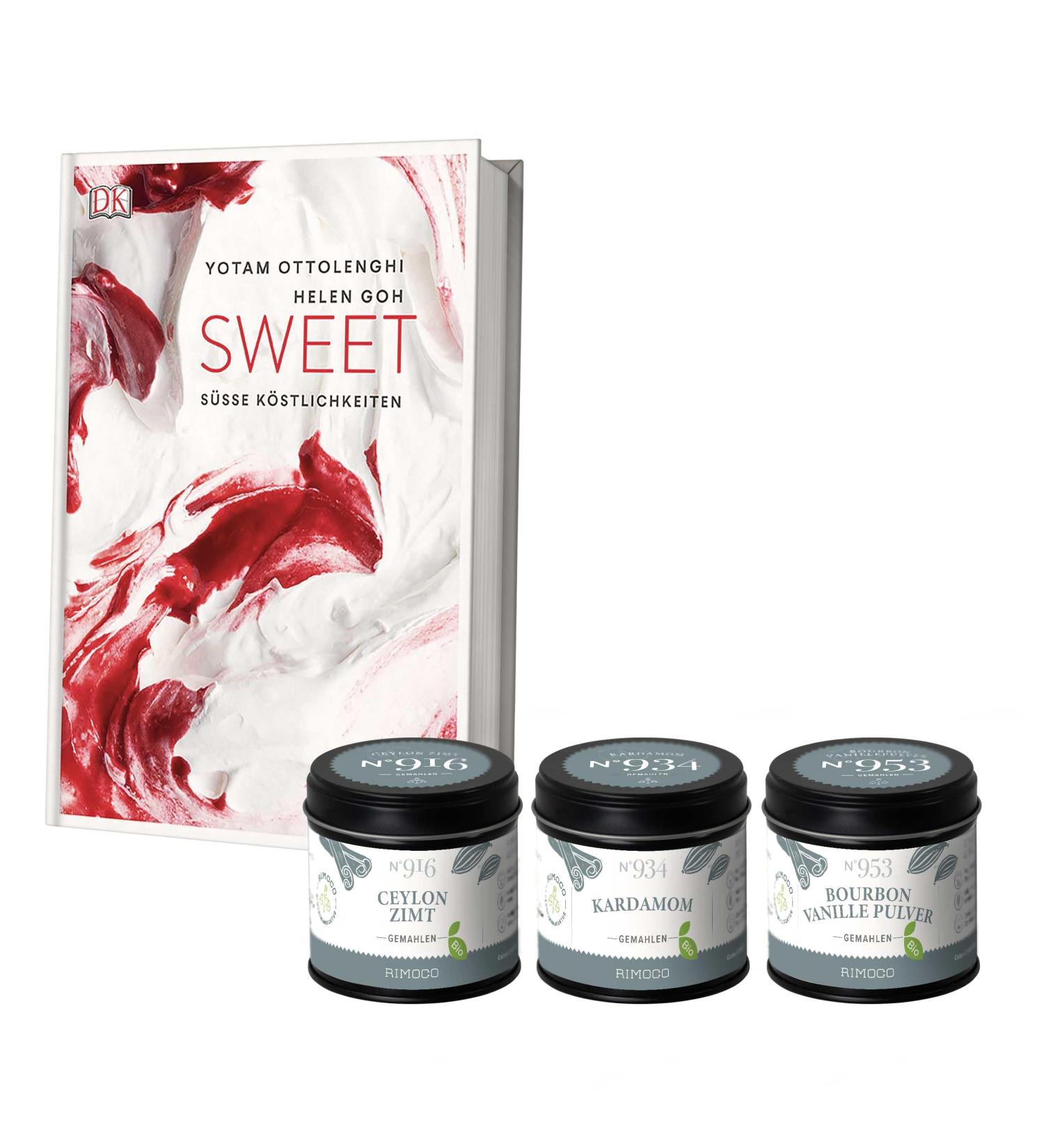 Ottolenghi Sweet Gift Set - Baking Book & Spices | International Shipping Available - Buy Online on GoSupps.com