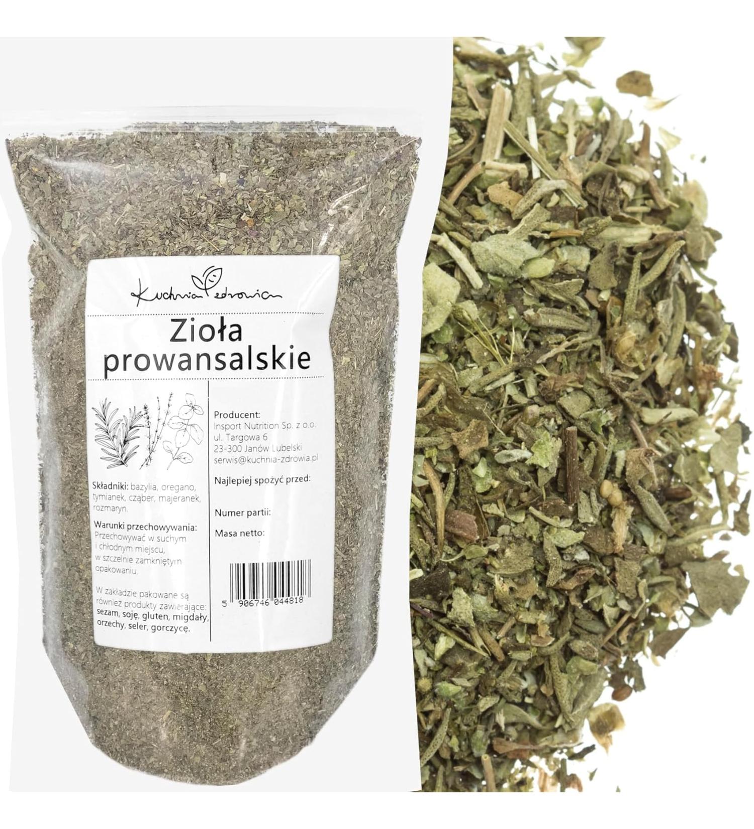 Kuchnia Zdrowia - Herbes de Provence - Spice blend - Aromatic spice - Preservative and gluten free - Vegan - Leak proof packaging with zip - Doypack: (100g) - Buy Online on GoSupps.com