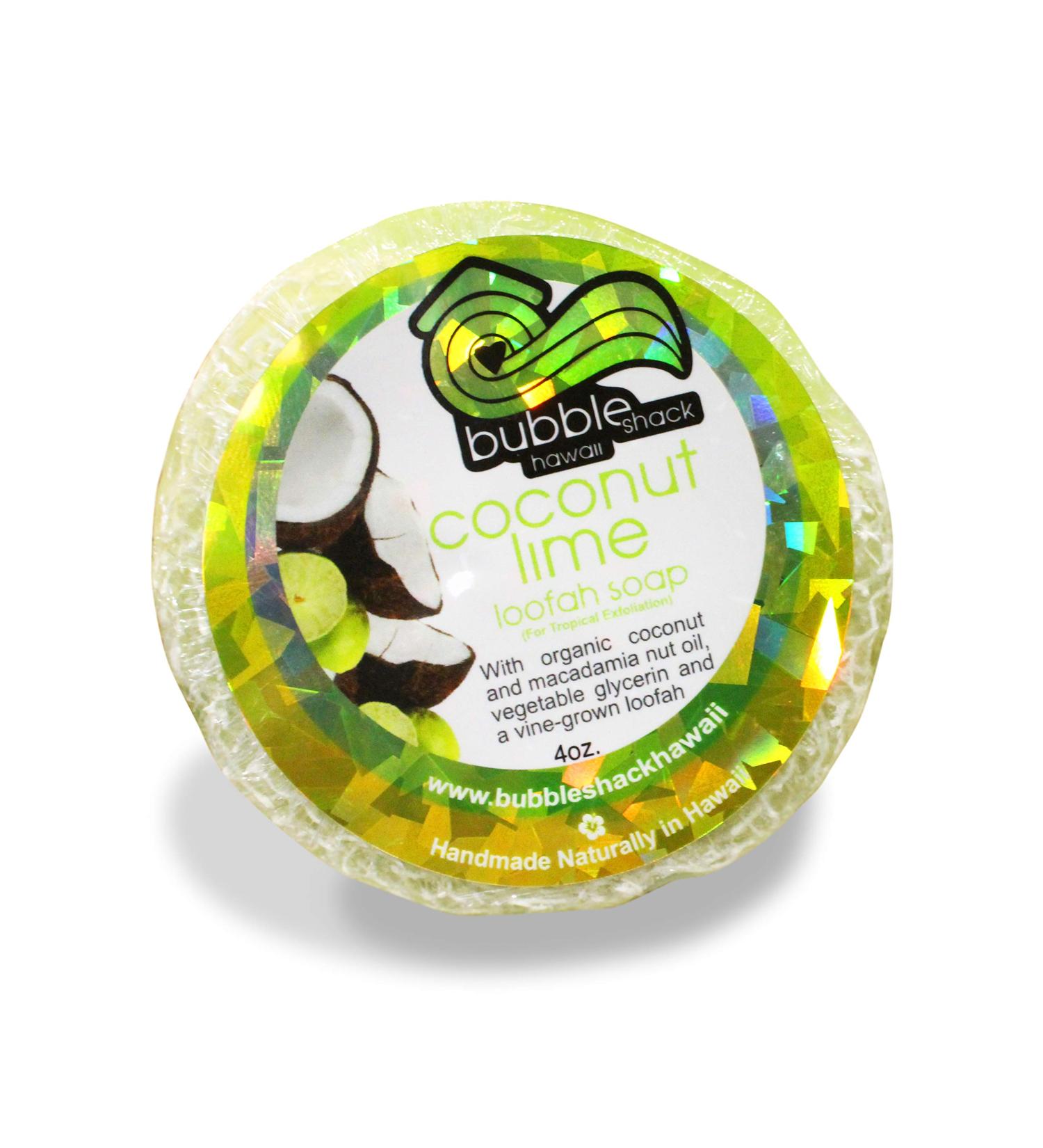 Coconut Lime Loofah Soap - Exfoliating & Moisturizing Natural Soap for Refreshing Clean | International Shipping Available - Buy Online on GoSupps.com