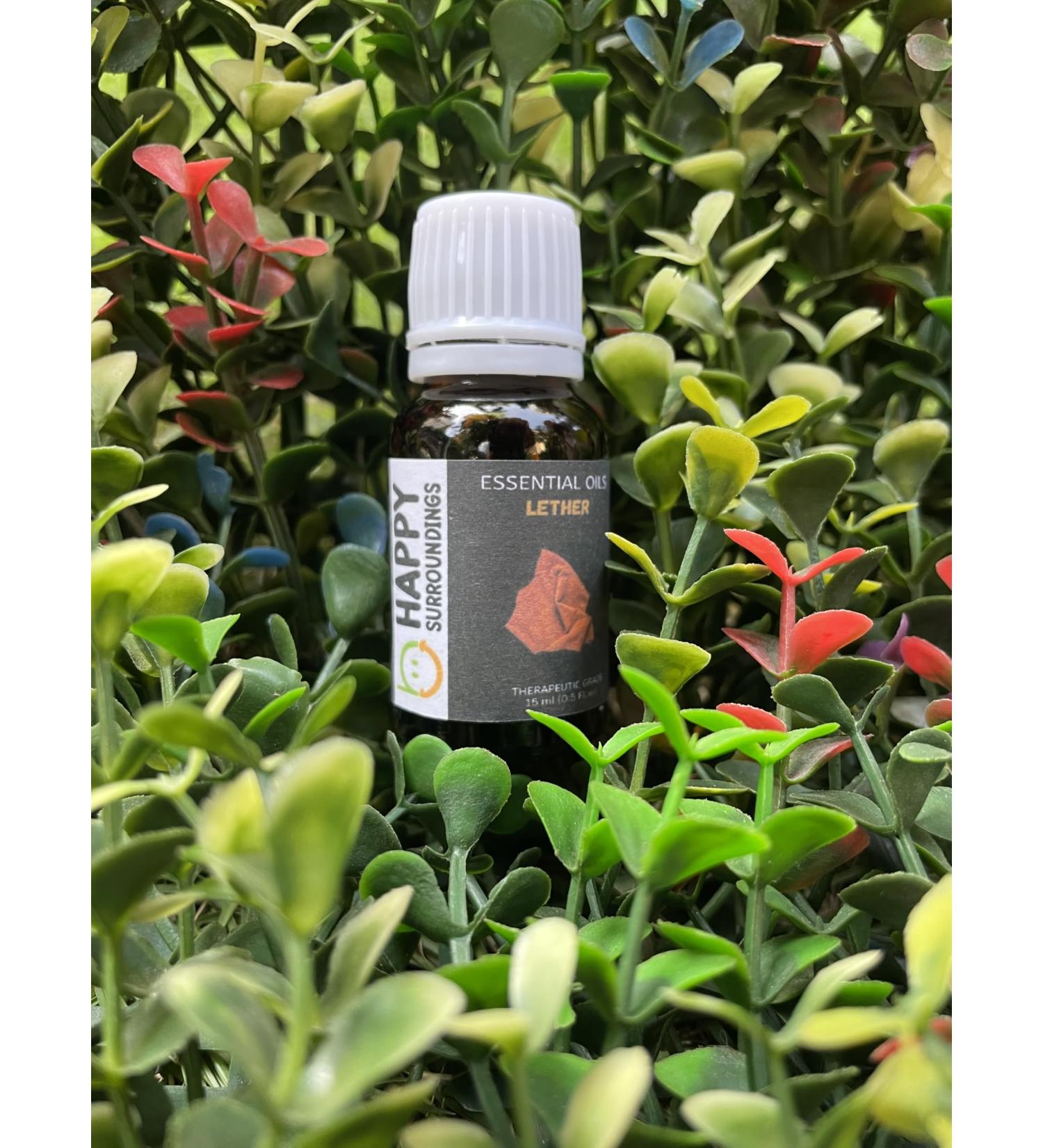 Leather Essential Oil -100% Pure and Natural Oil for Natural for Aromatherapy Massage & Skin Care Oil (50ml)