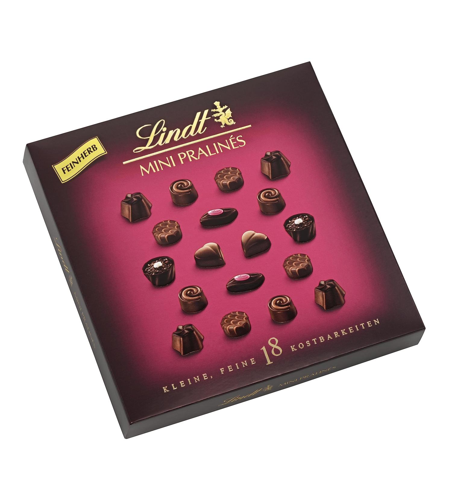 Lindt Fine Herbe Mini Pralin s 90g - 18 Assorted Chocolates | Perfect Chocolate Gift Box | International Shipping Available - Buy Online on GoSupps.com