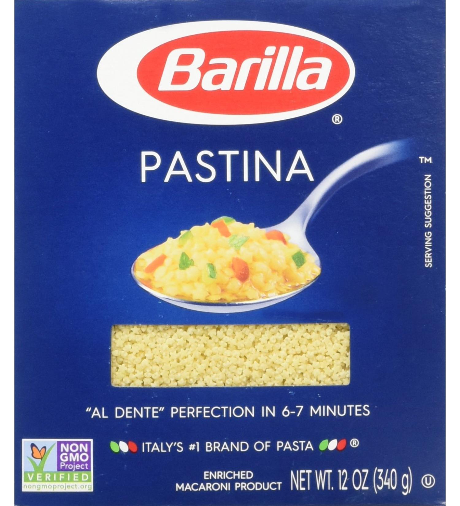 Barilla Pastina Pasta 12 oz - Pack of 2 | Authentic Italian Pasta - Buy Online on GoSupps.com