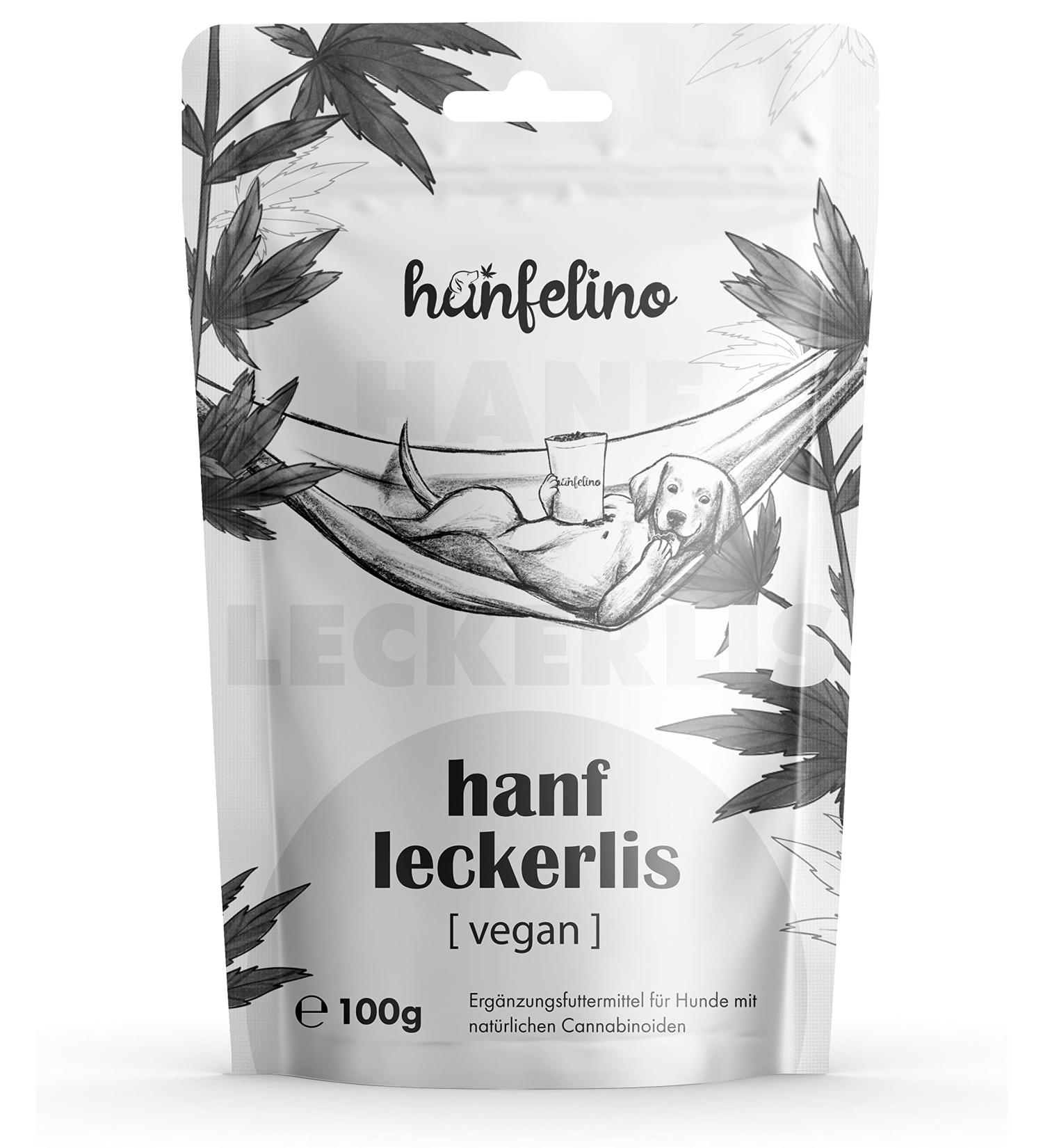 Natural Hemp Dog Treats 100g - Calming Biscuits for Stress Relief | Grain-Free Snacks - Buy Online on GoSupps.com