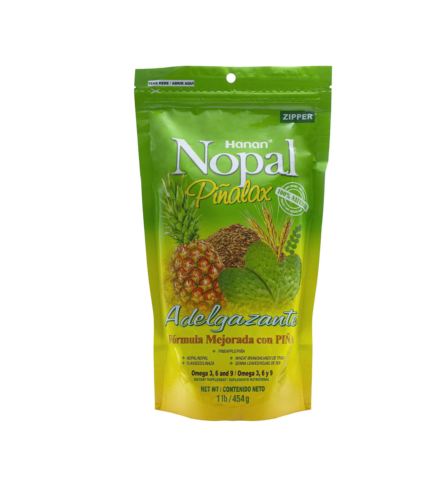 Nopal PINALAX | 100% Natural High Fiber Blend | 1lb / 454g | Naturally Aids in Cleansing The Colon | Improved Digestion and Increased Energy 1 Count (Pack of 1) - Buy Online on GoSupps.com