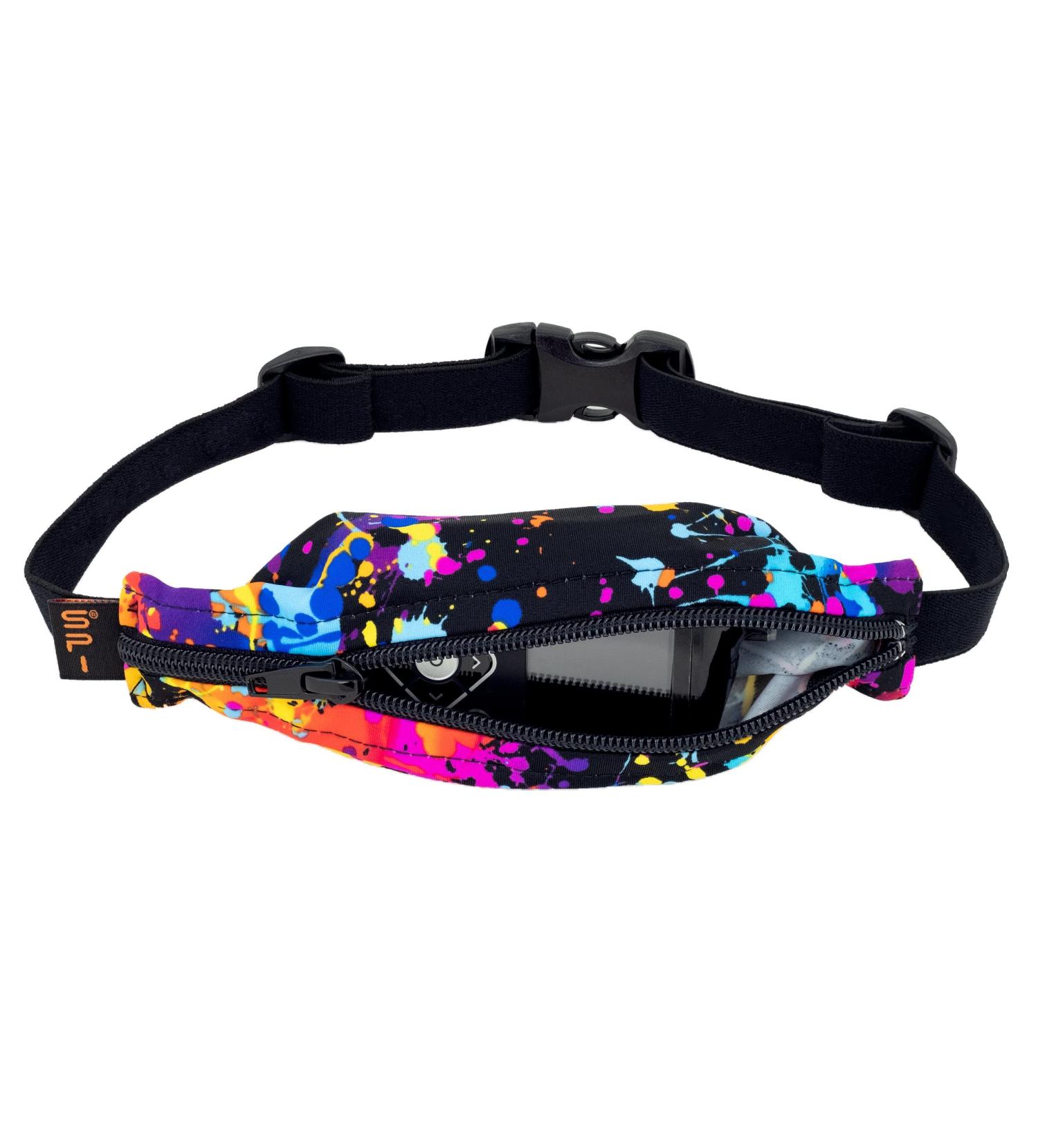 SPIbelt Kids Pocket Belt - Adjustable Waist, Expandable Pocket - No Bounce Band, Rave Design - Black Zipper - Buy Online on GoSupps.com