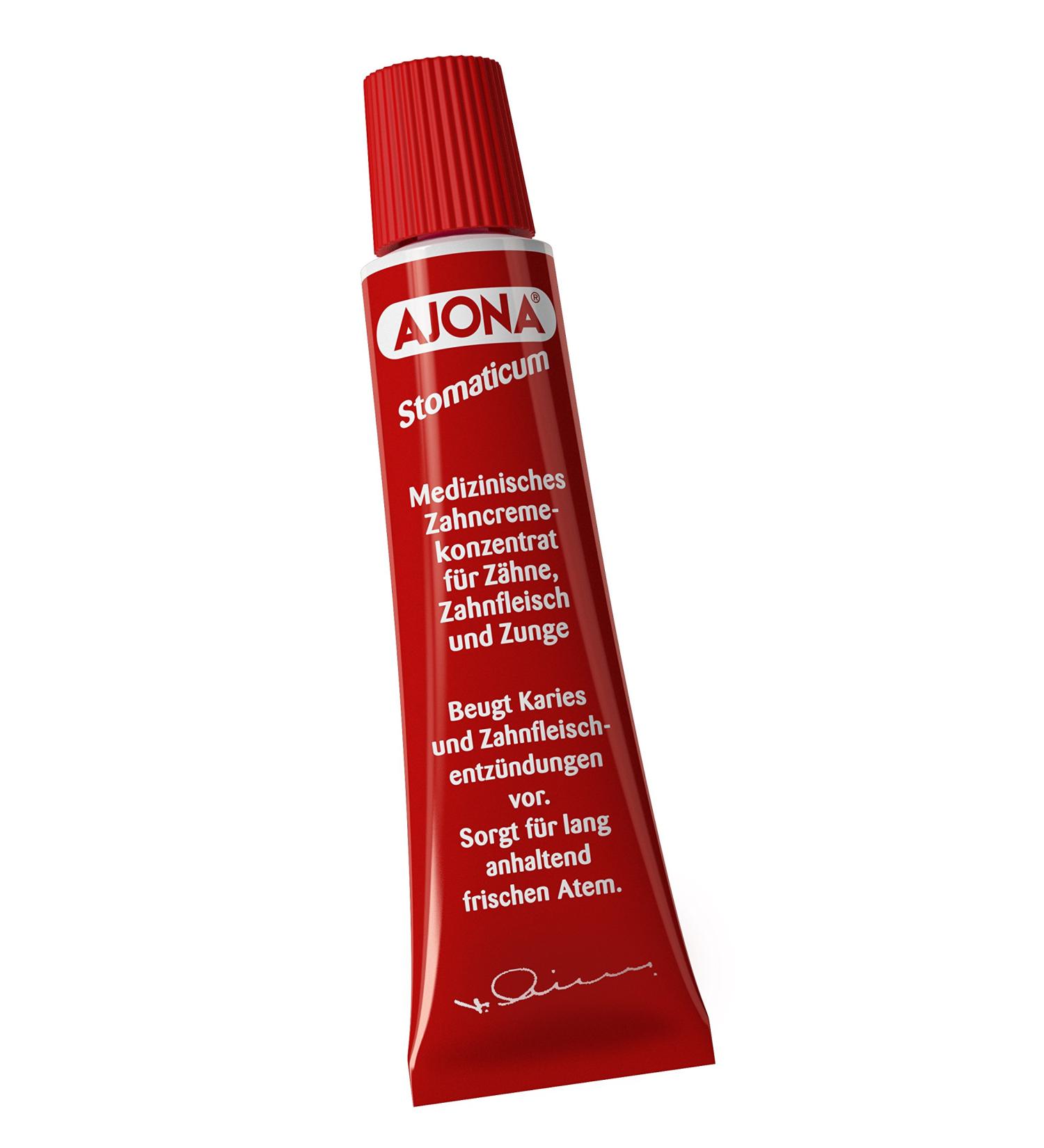 Ajona Stomaticum Medical Toothpaste Mousse For Gentle Cleaning of Teeth 25 ml