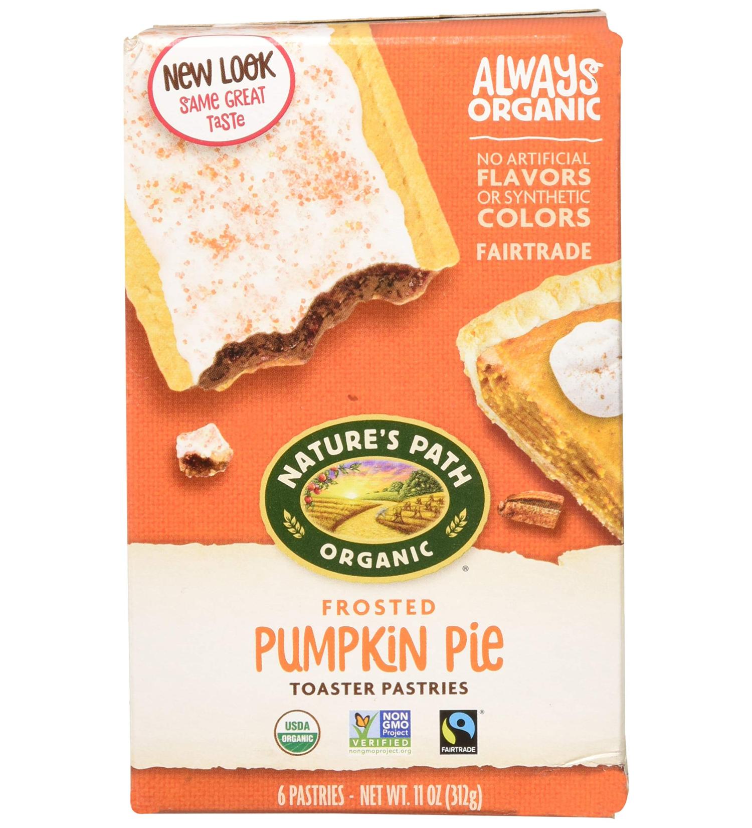 Natures Path Pumpkin Pie Frosted Toaster Pastry 11 oz - Delicious Breakfast Treat - Buy Online on GoSupps.com