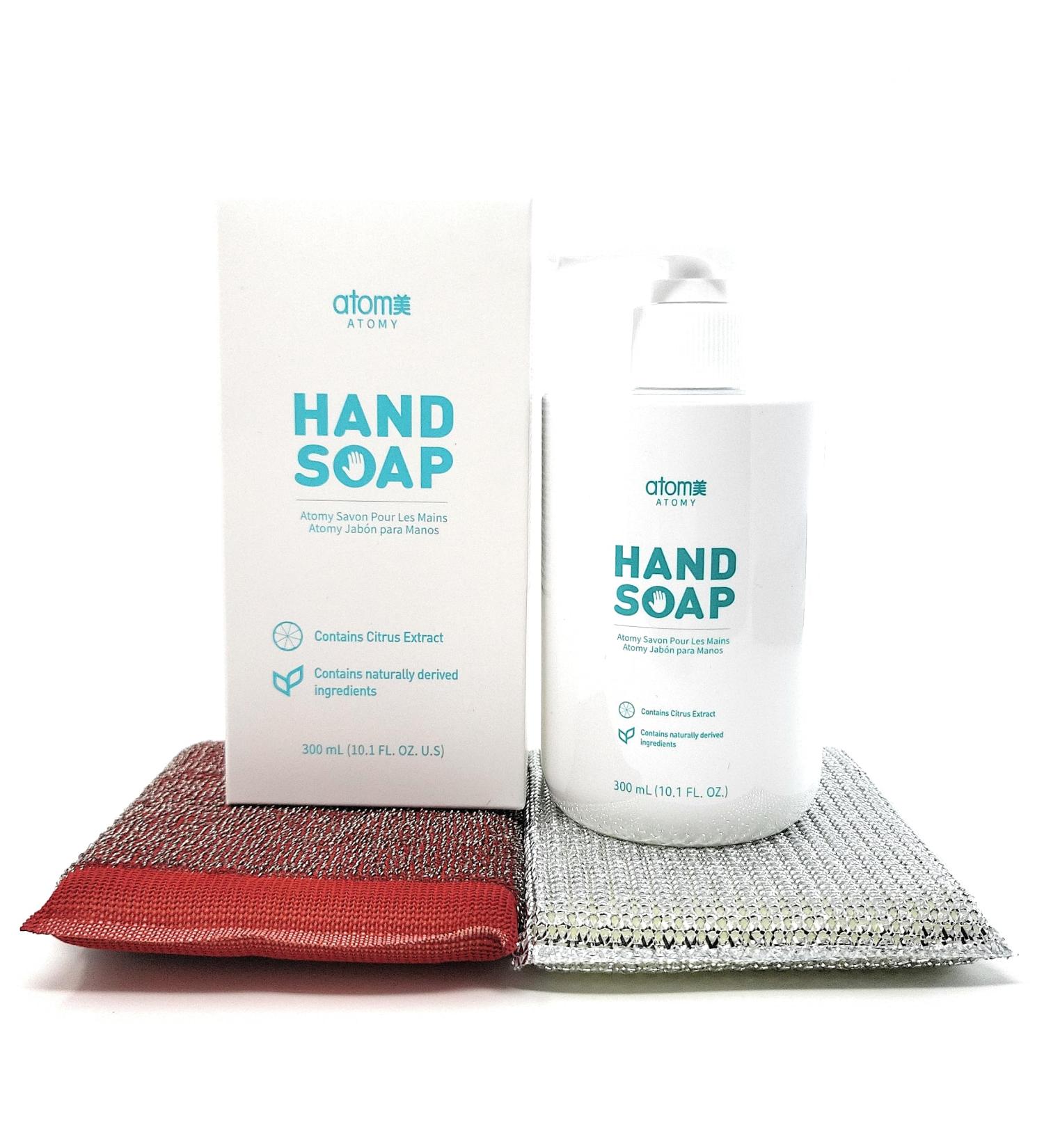 TRISTA 2-in-1 Scrubber with Hand Soap | Effective Cleaning Tool for Home & Kitchen | International Shipping Available - Buy Online on GoSupps.com