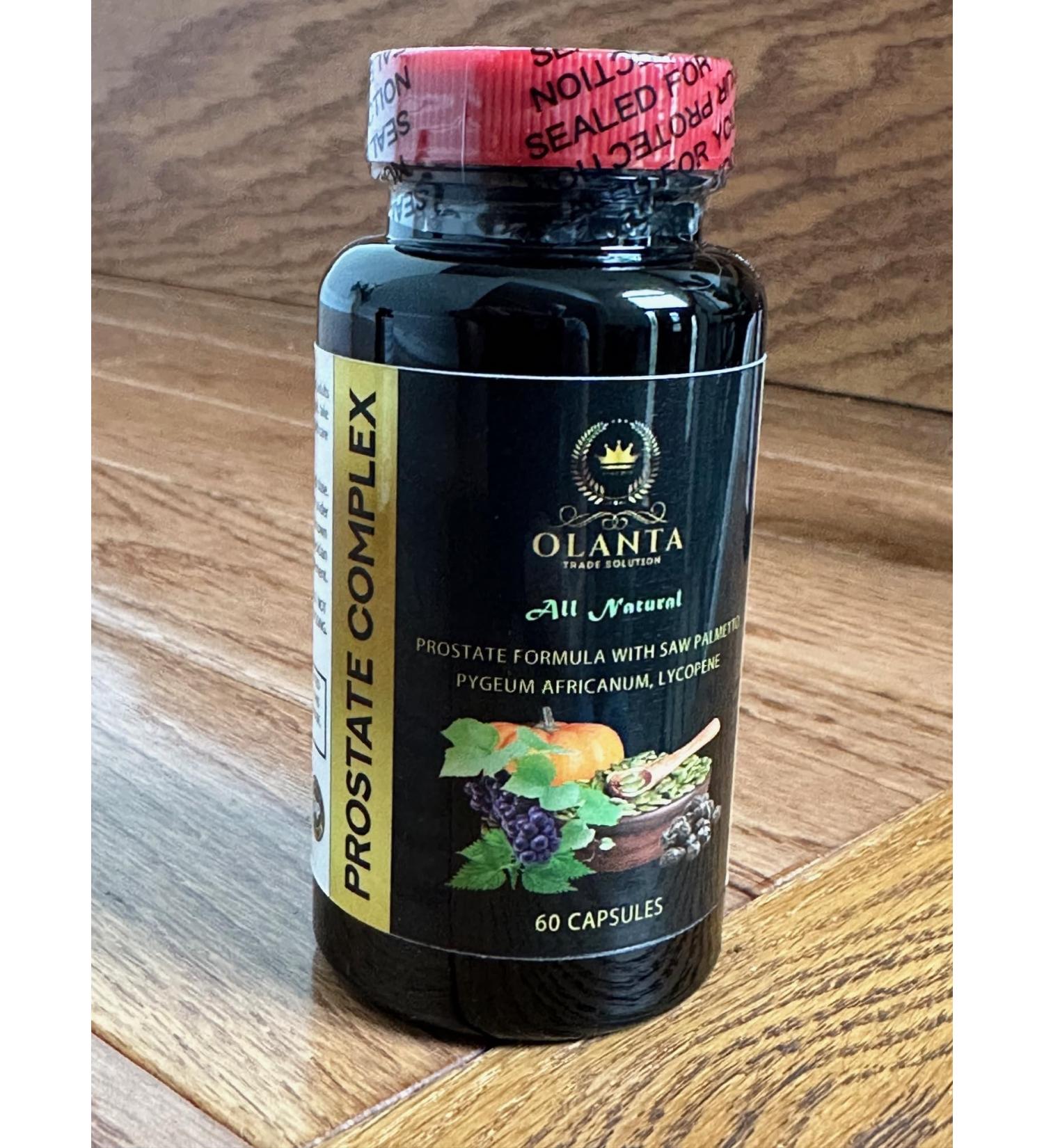 PROSTATE COMPLEX FOR MEN - Support Prostate health capsules Pygeum and Saw Palmetto for Men Support for urinary health Pumpkin seed extract Nettle Extract - 1 Bottle 60 Capsules - Buy Online on GoSupps.com