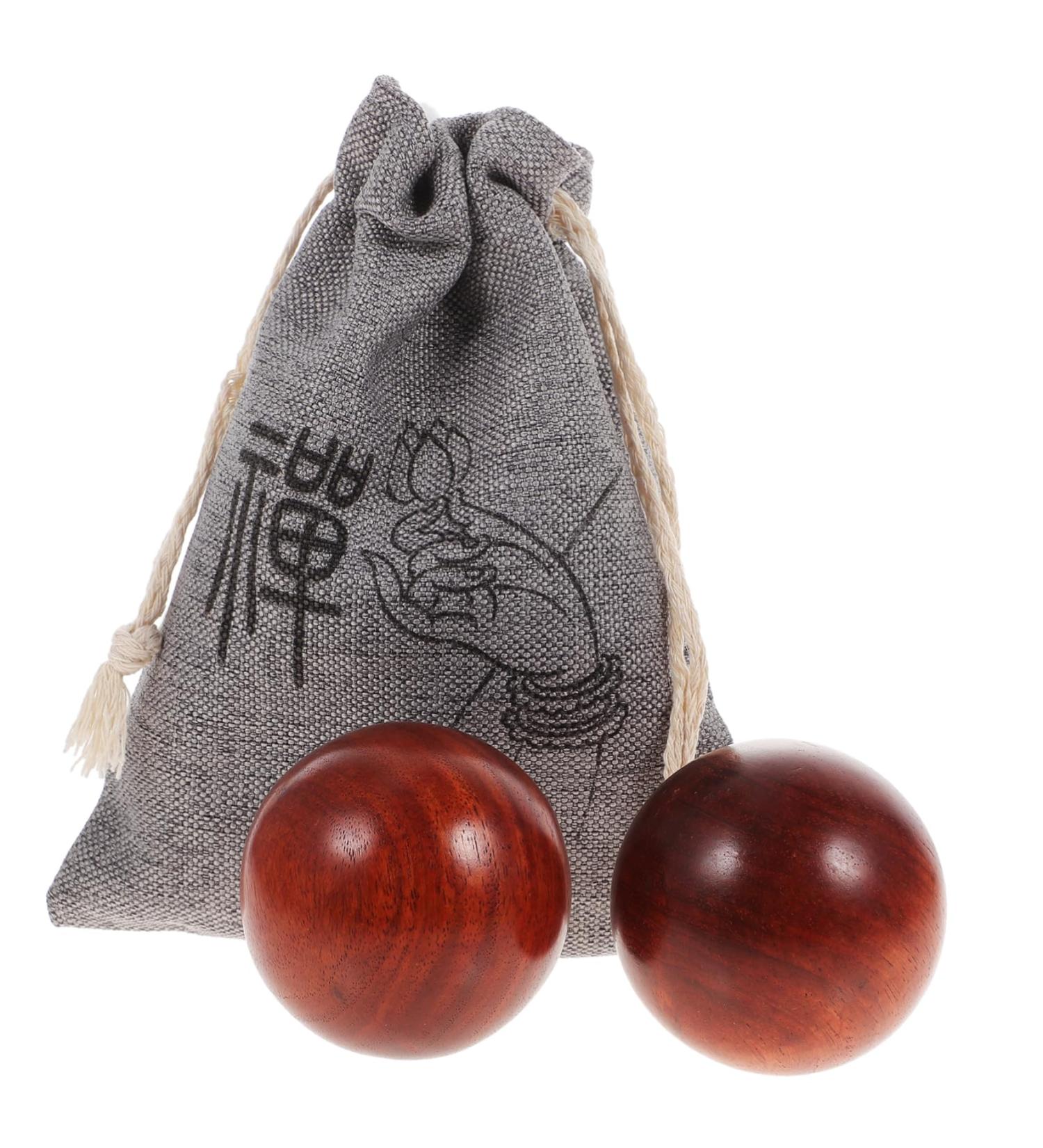 Healvian Woodcraft Handball Rosewood Massager | Traditional Chinese Medicine for Wellness - Buy Online on GoSupps.com