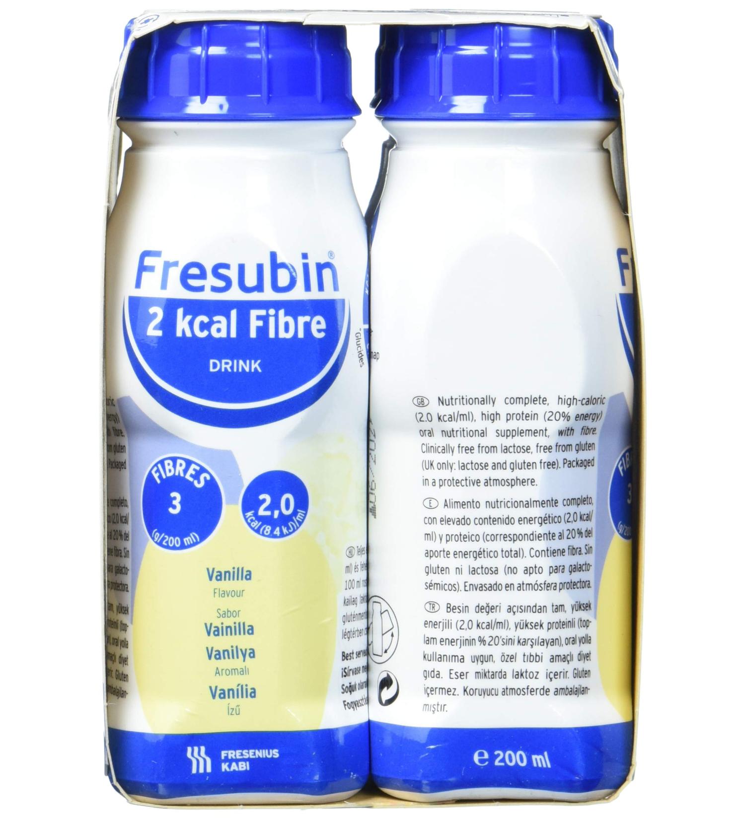 Fresubin Fresubin 2Kcal Vanillevezel 200 ml 24U 4800 ml - Buy Online on GoSupps.com