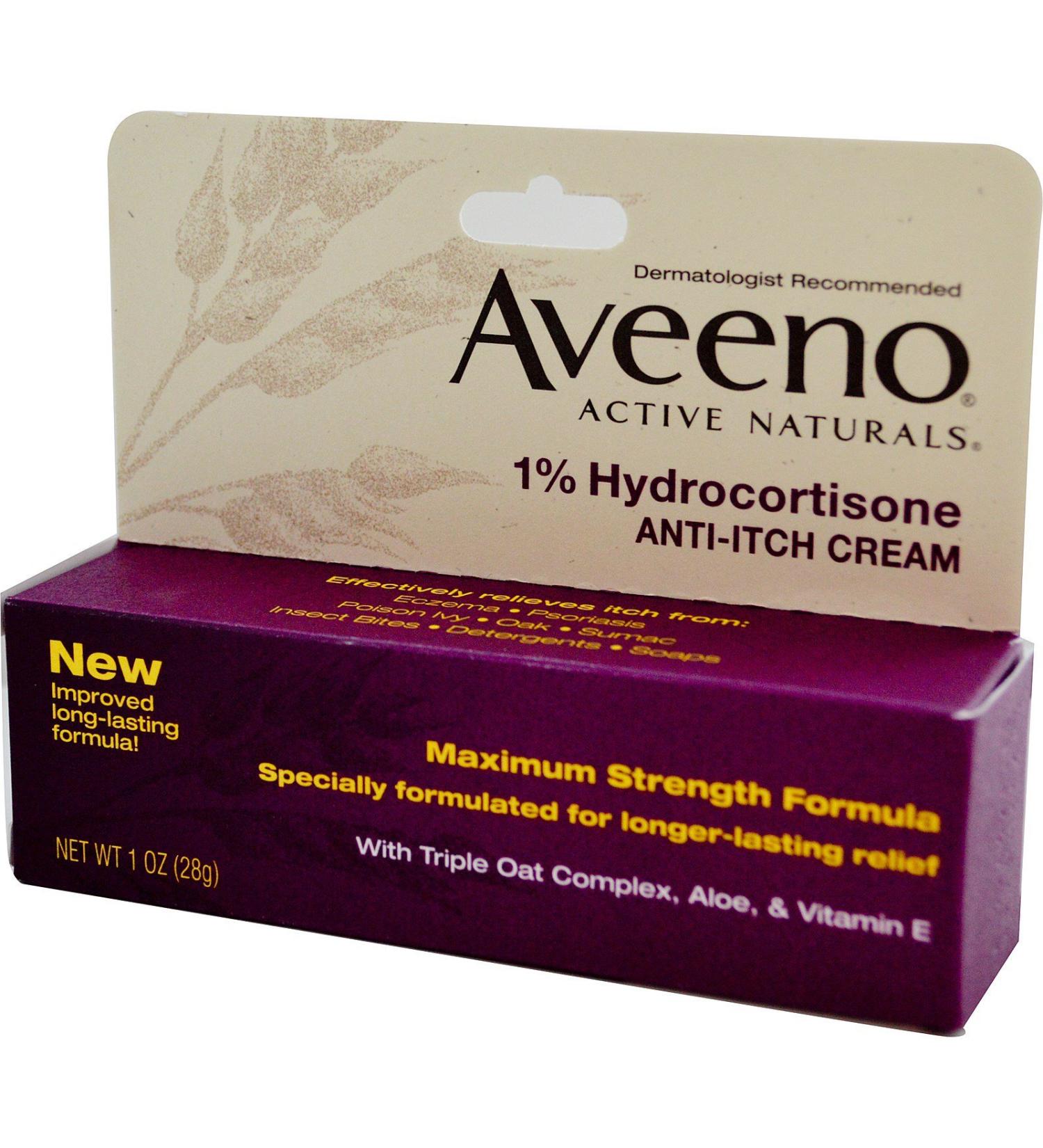 AVEENO ACTIVE NATURAL ANTI-ITCH CREAM