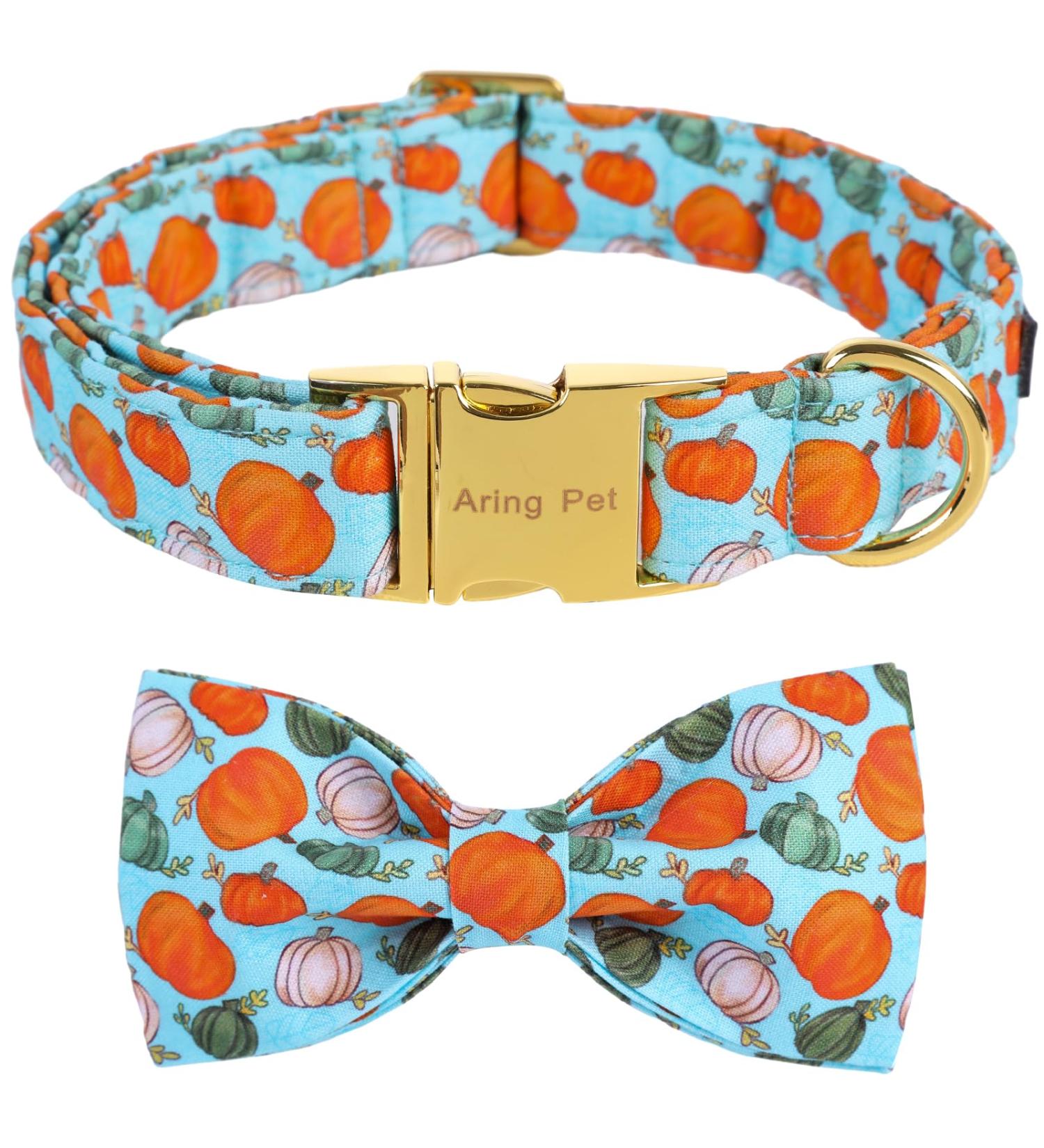 Adjustable Blue Pumpkin Dog Costume Band - Halison Cotton Neck Strap for Halloween | Medium Size | Pet Halloween Accessory - Buy Online on GoSupps.com