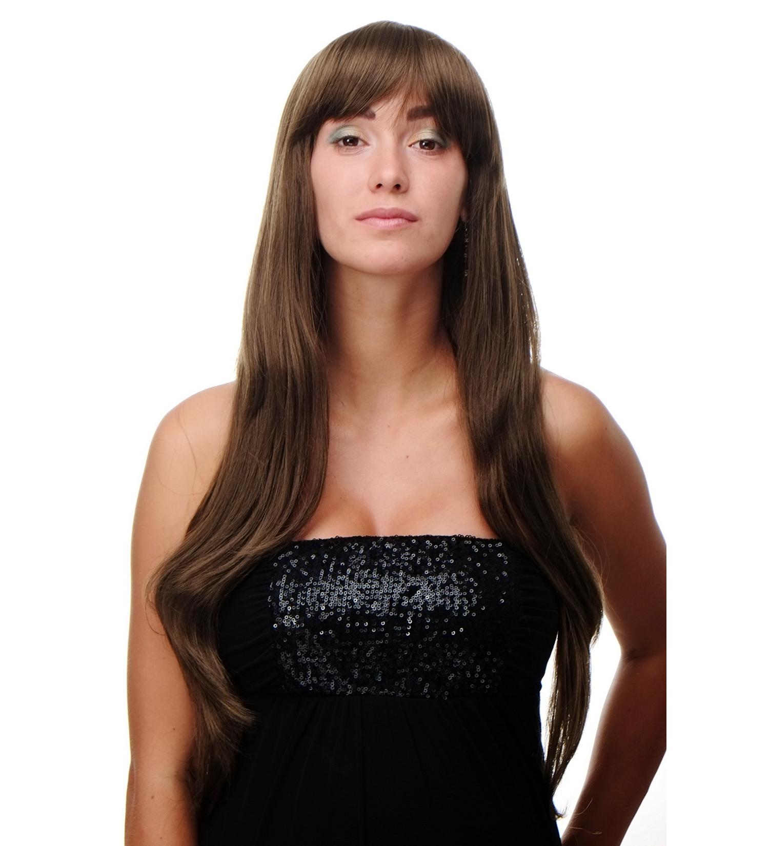 WIG ME UP Long Brown Straight Wig - 70cm Sexy Golden Brown Medium Parting Hair (Model 3111-10) - Shop Internationally - Buy Online on GoSupps.com