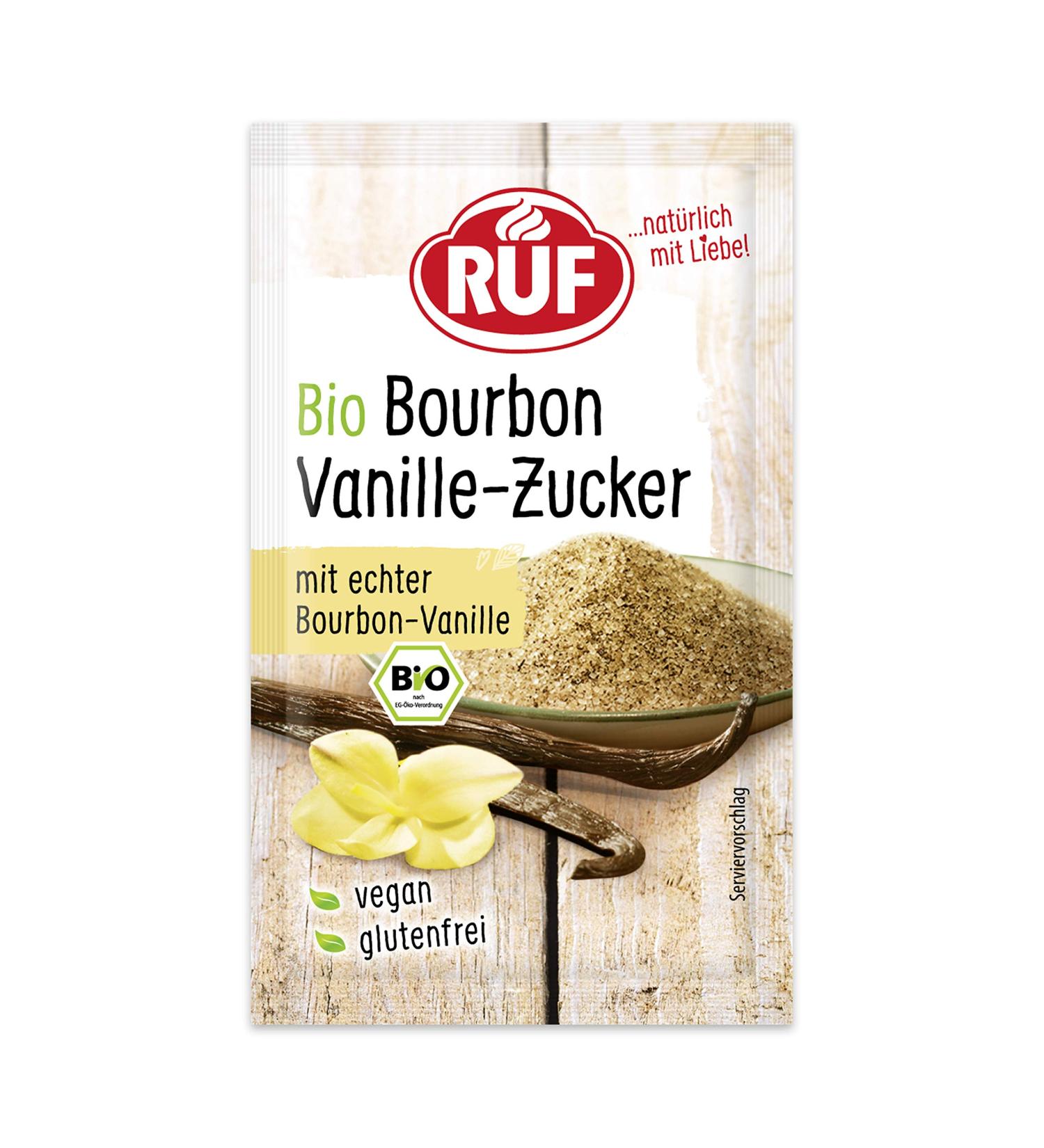 Buy Organic Bourbon Vanilla Sugar | Gluten-Free & Vegan | 3 x 8g Pack for Whipped Cream Pastries & More - Buy Online on GoSupps.com