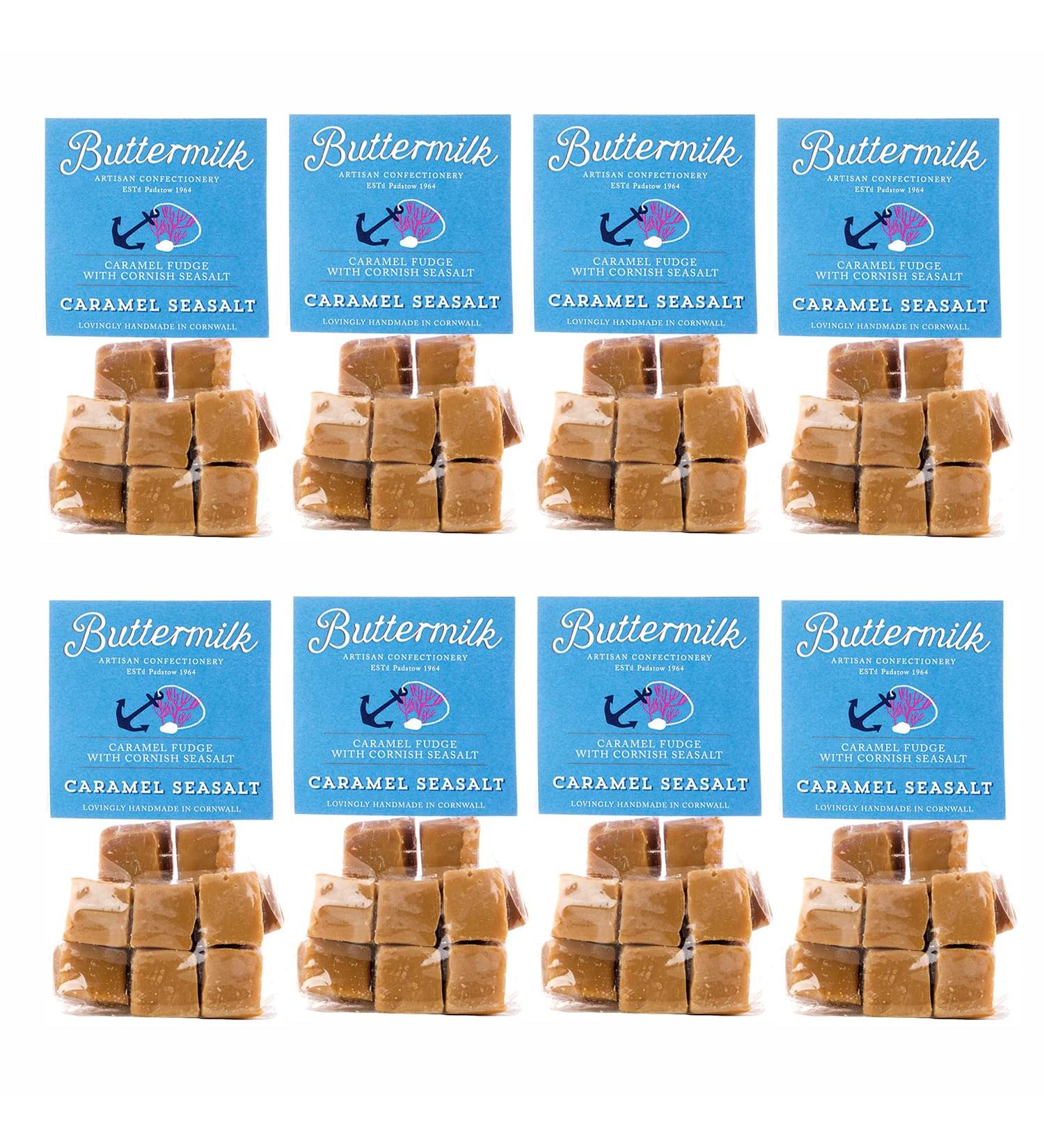 Buttermilk Caramel & Sea Salt Fudge 175g - Pack of 8