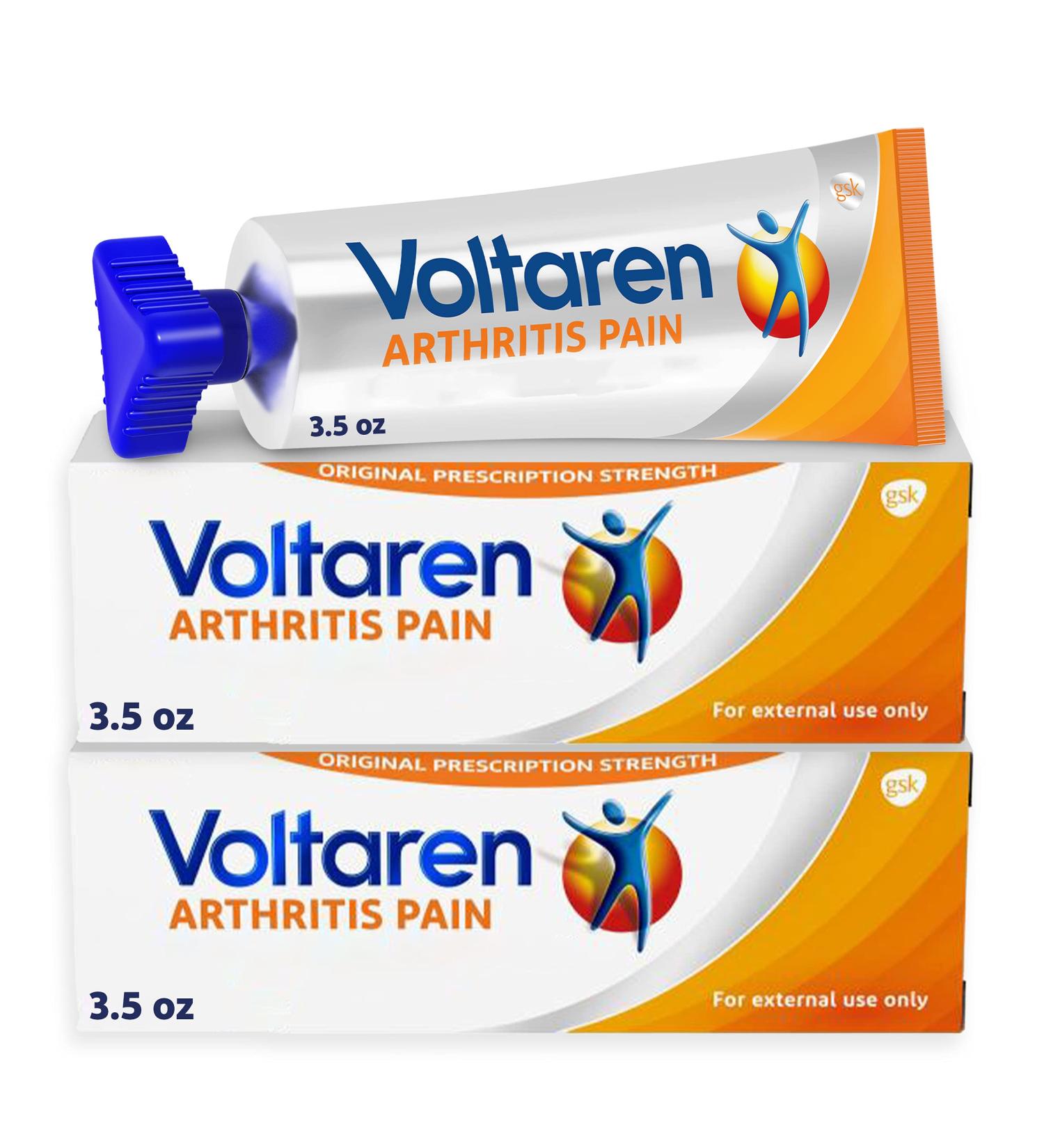 Voltaren Arthritis Pain Gel - Fast Relief 3.5 oz Tubes (Pack of 2) - Buy Online on GoSupps.com