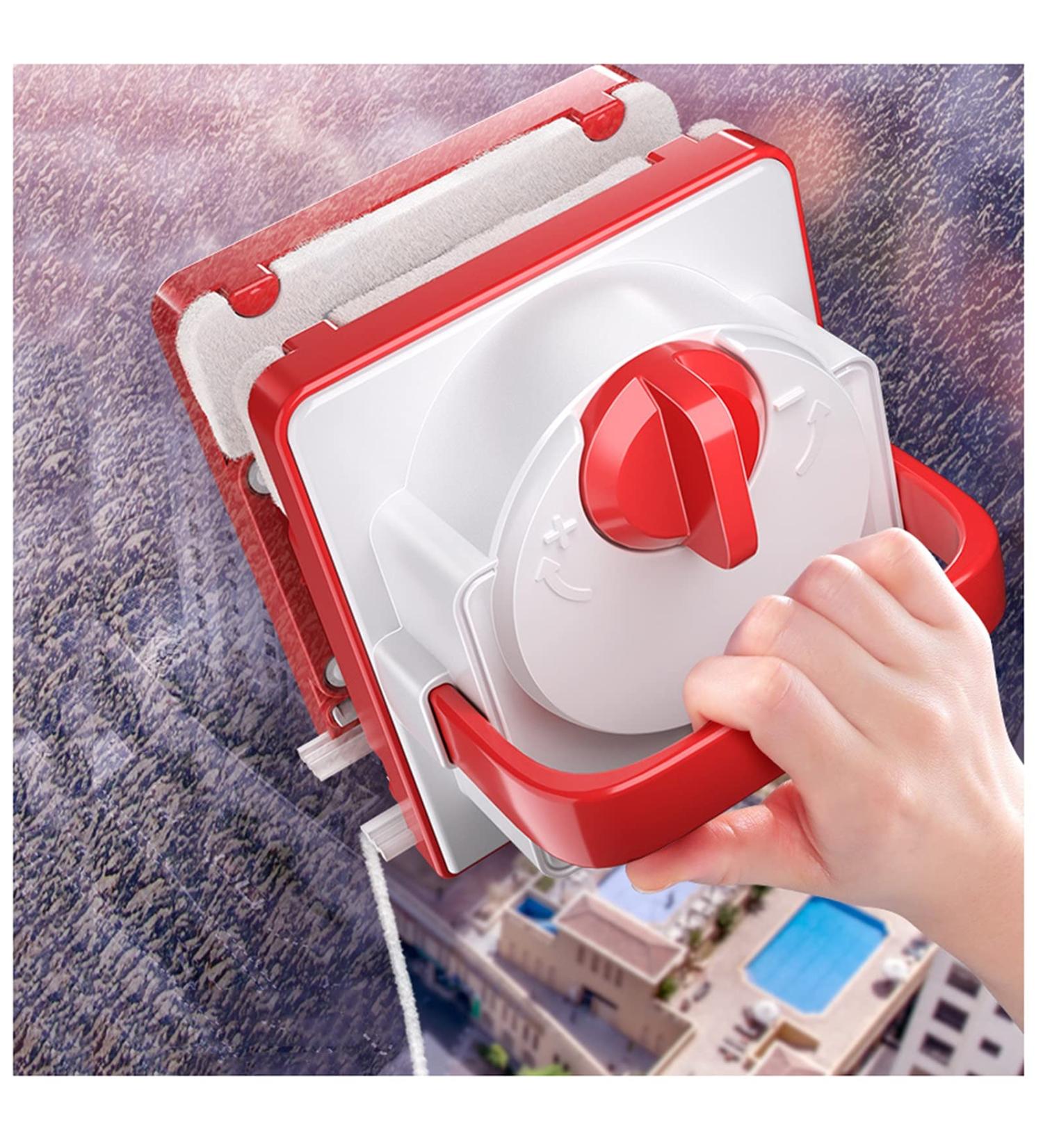 Window Cleaner Wipers Double-Side Glass Cleaner 20-45mm Window Cleaner Glider Washing Brush Equipment Glass Wiper Cleaning Tool for High-Rise and Car Glazed Windows Thickness - Buy Online on GoSupps.com