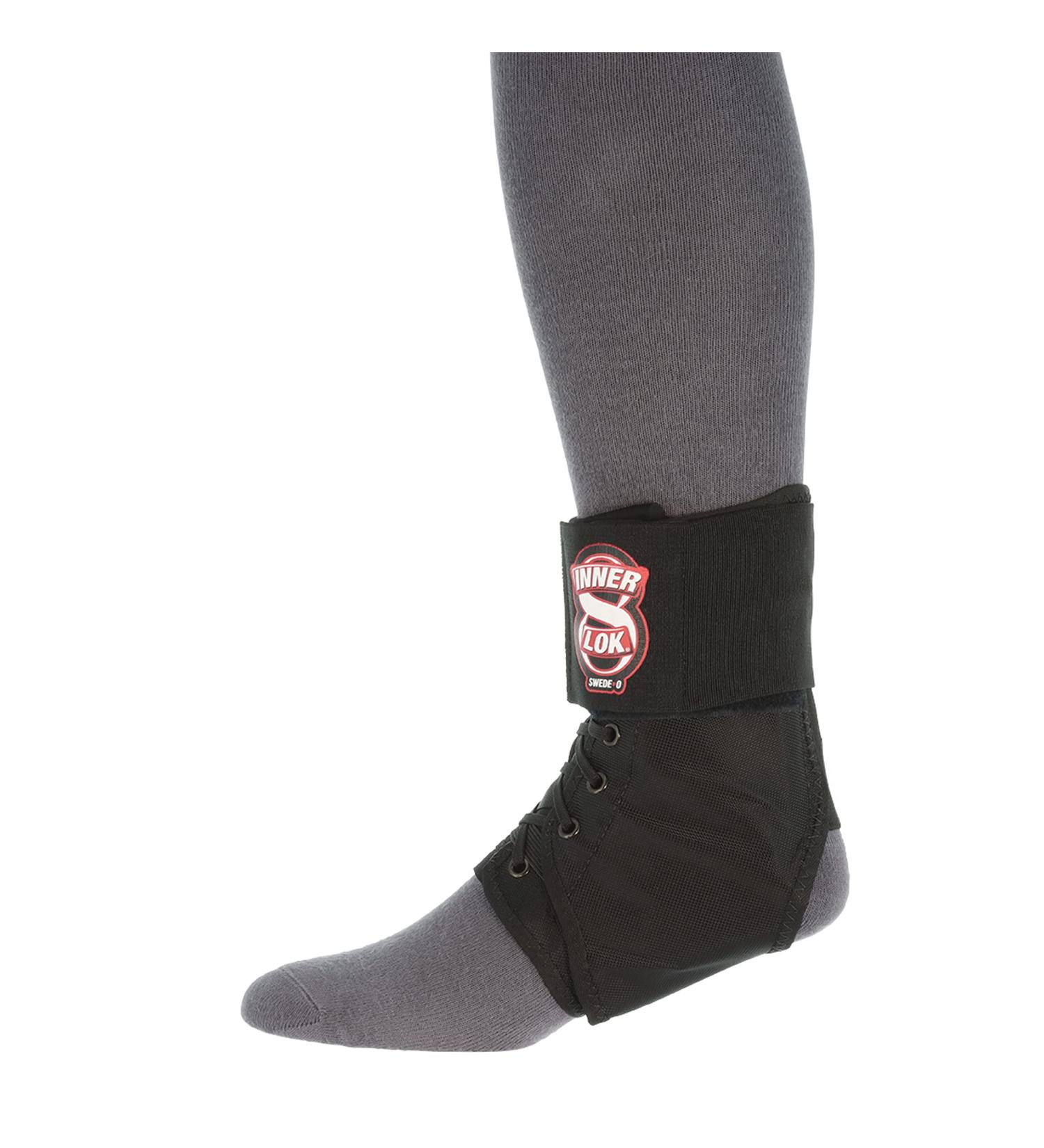 Swede-O Inner Lok 8 Ankle Brace - Black | Support & Stability for Small Sizes - Shop Internationally - Buy Online on GoSupps.com