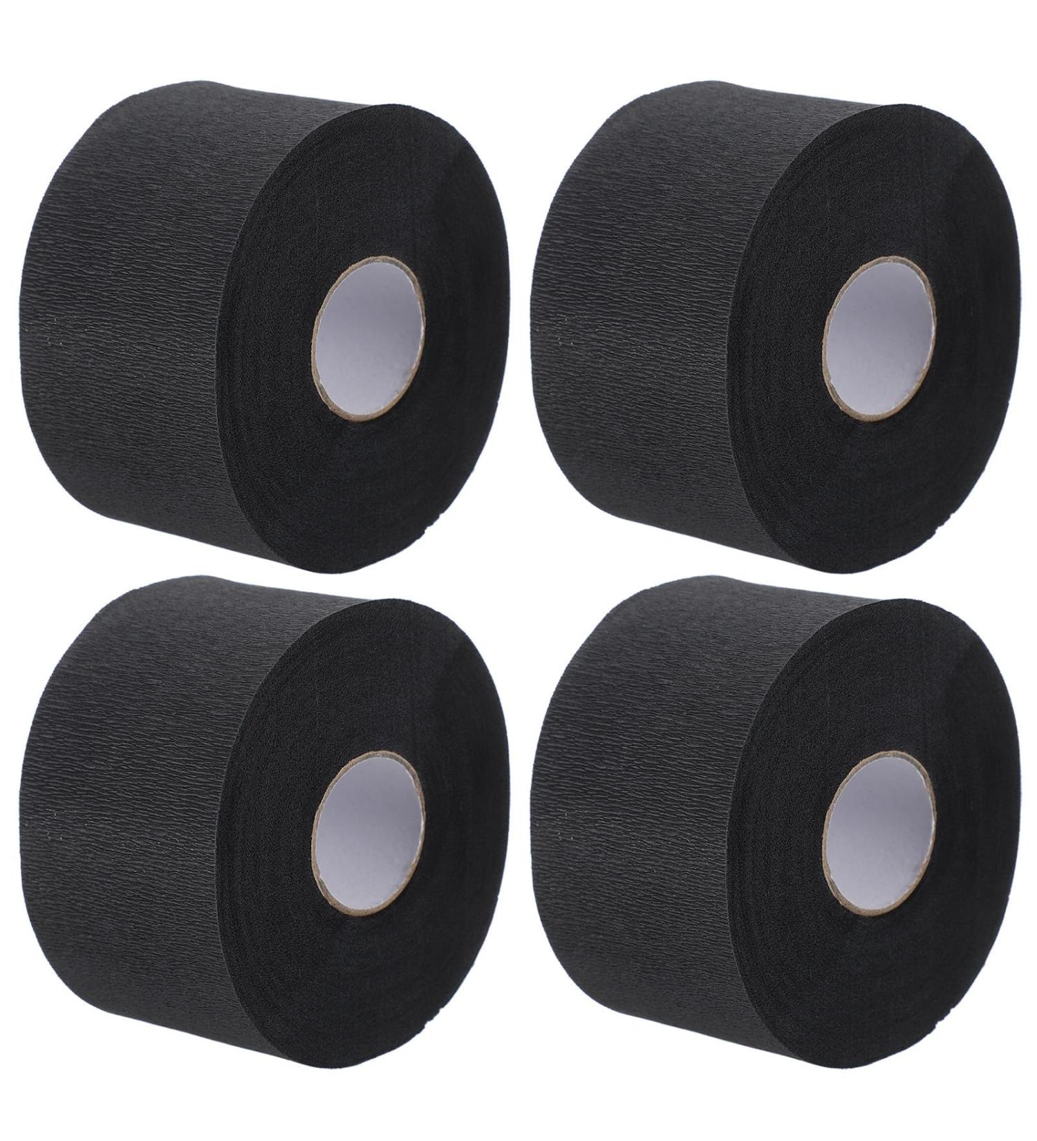 ERINGOGO Bandes de Cou Jetables Noires 100 Pi ces Papier de Protection pour Col de Coupe de Cheveux Extensible et Absorbant Accessoires Professionnels pour Salon de Coiffure et Soins - Buy Online on GoSupps.com