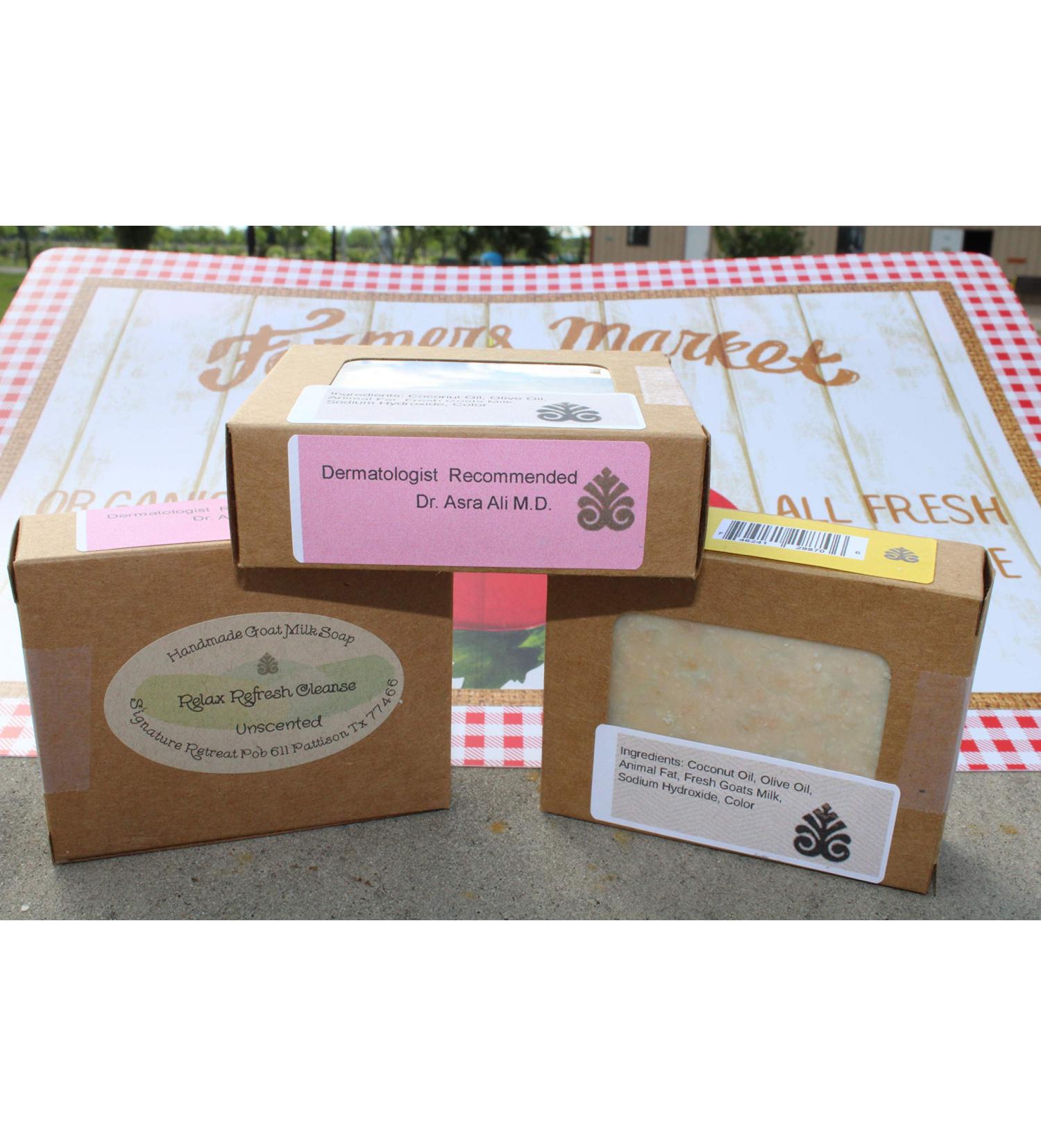 Hand Made Goat Milk Soap (Unscented)